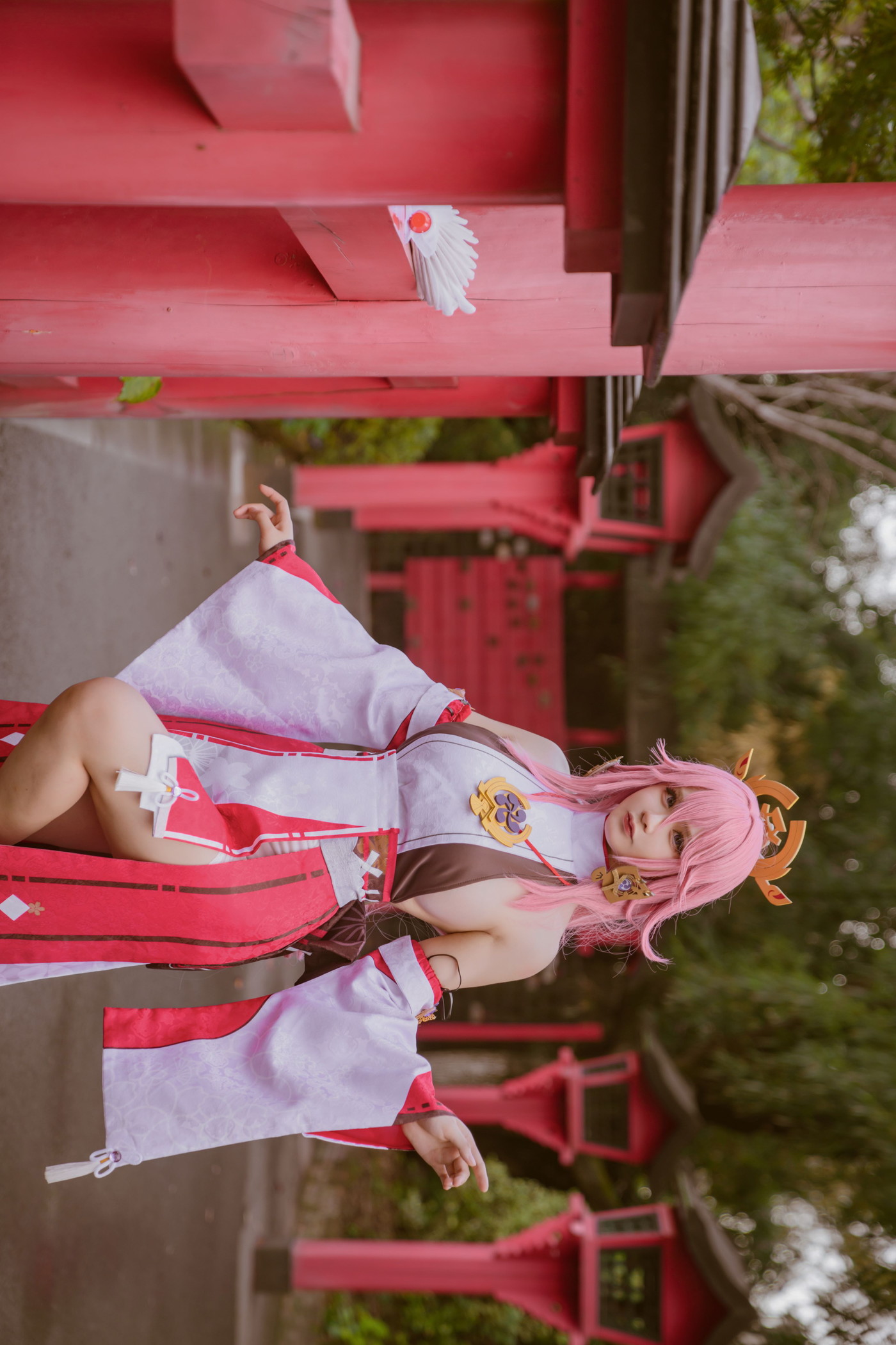 Cosplay 前羽_rr 原神 八重神子