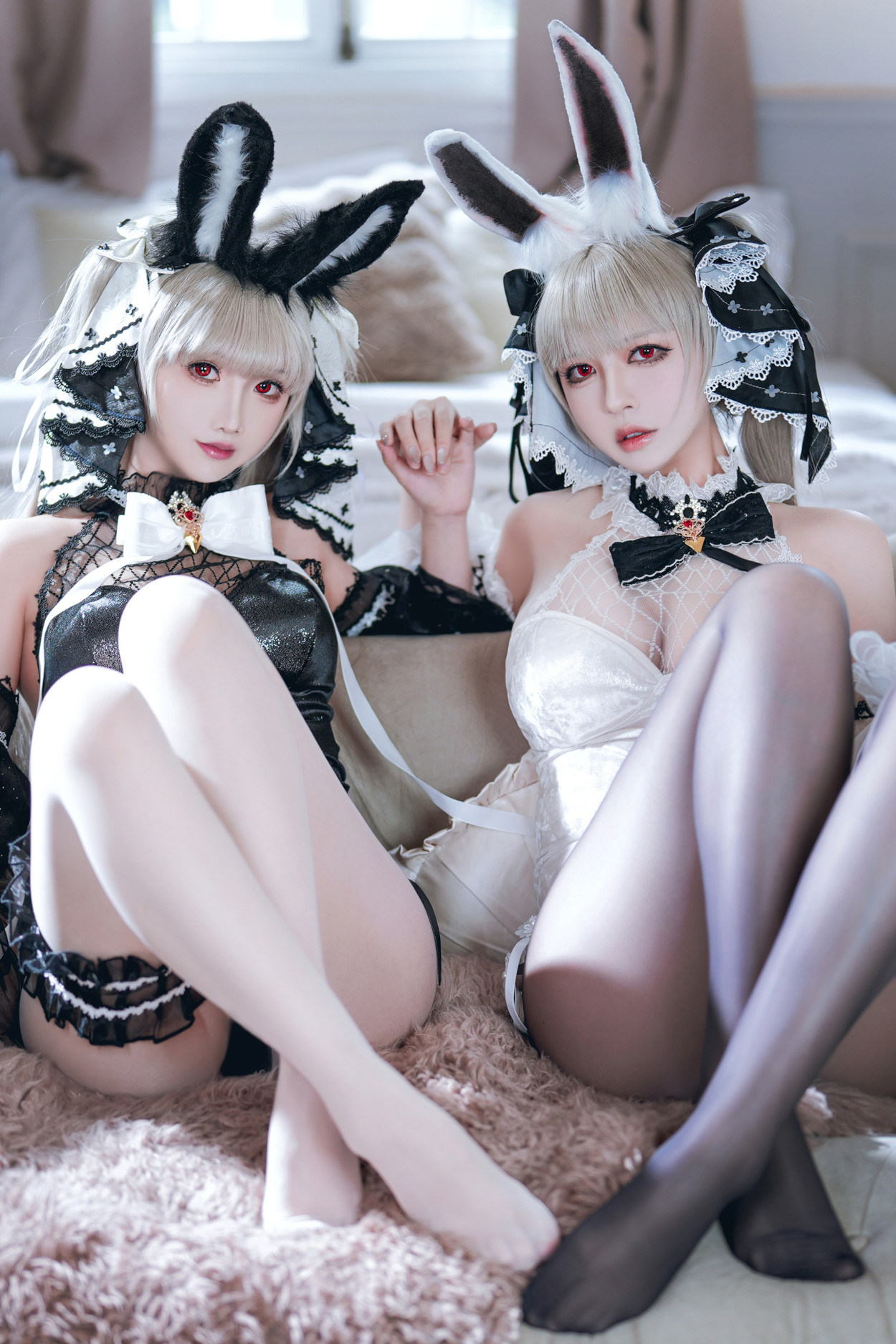 Cosplay 面饼仙儿 & 半半子Banbanko 碧蓝航线 可畏兔兔