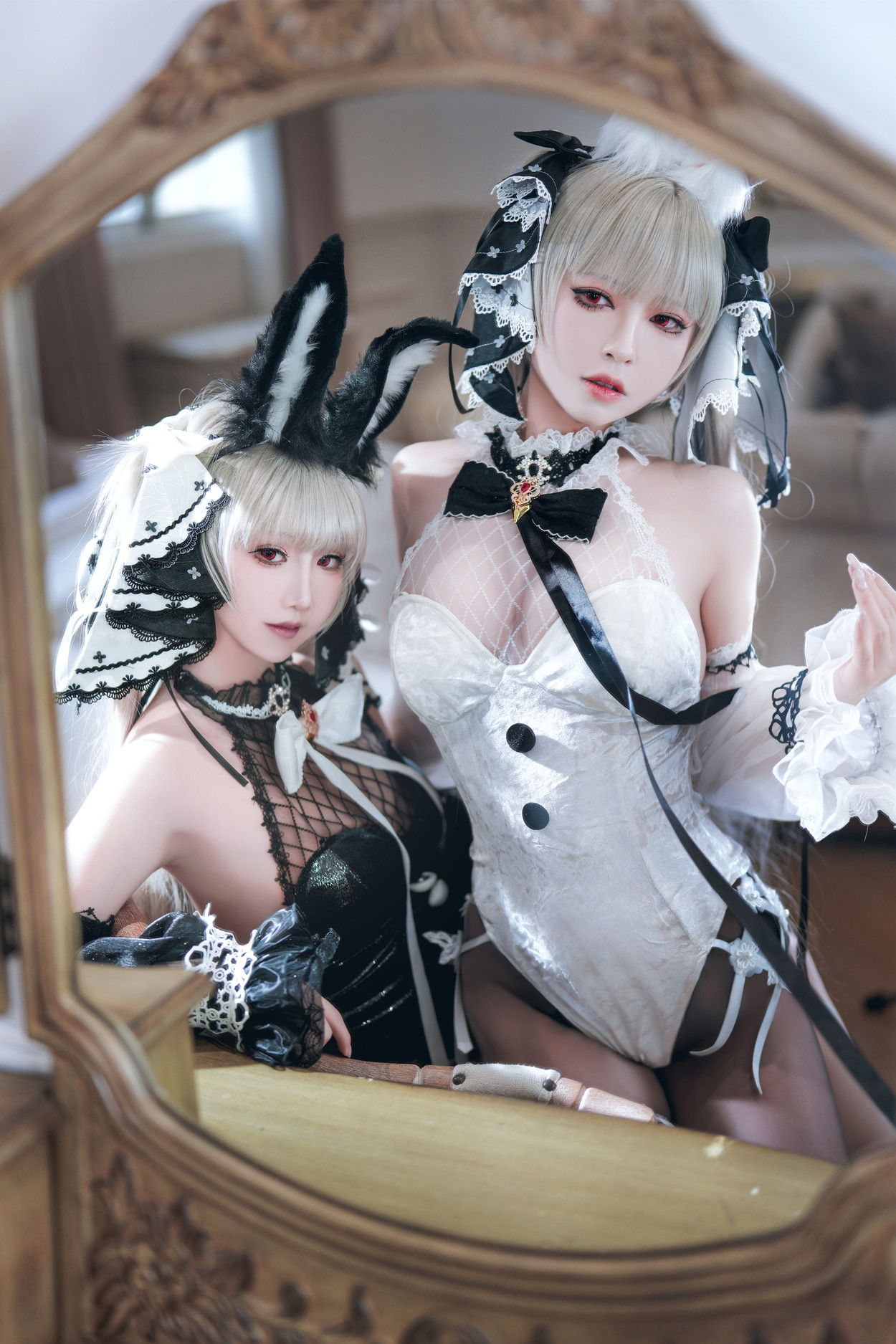 Cosplay 面饼仙儿 & 半半子Banbanko 碧蓝航线 可畏兔兔