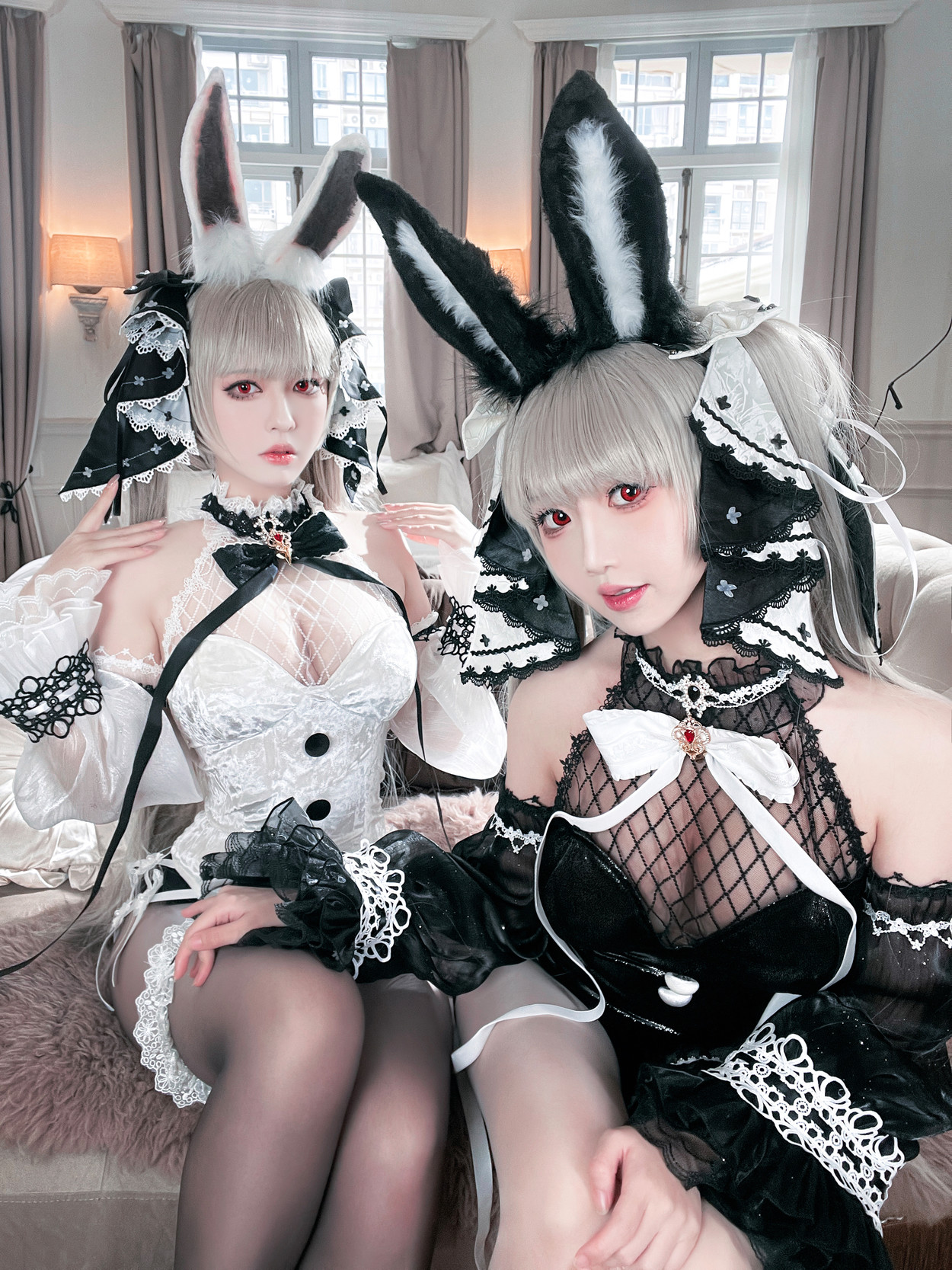 Cosplay 面饼仙儿 & 半半子Banbanko 碧蓝航线 可畏兔兔