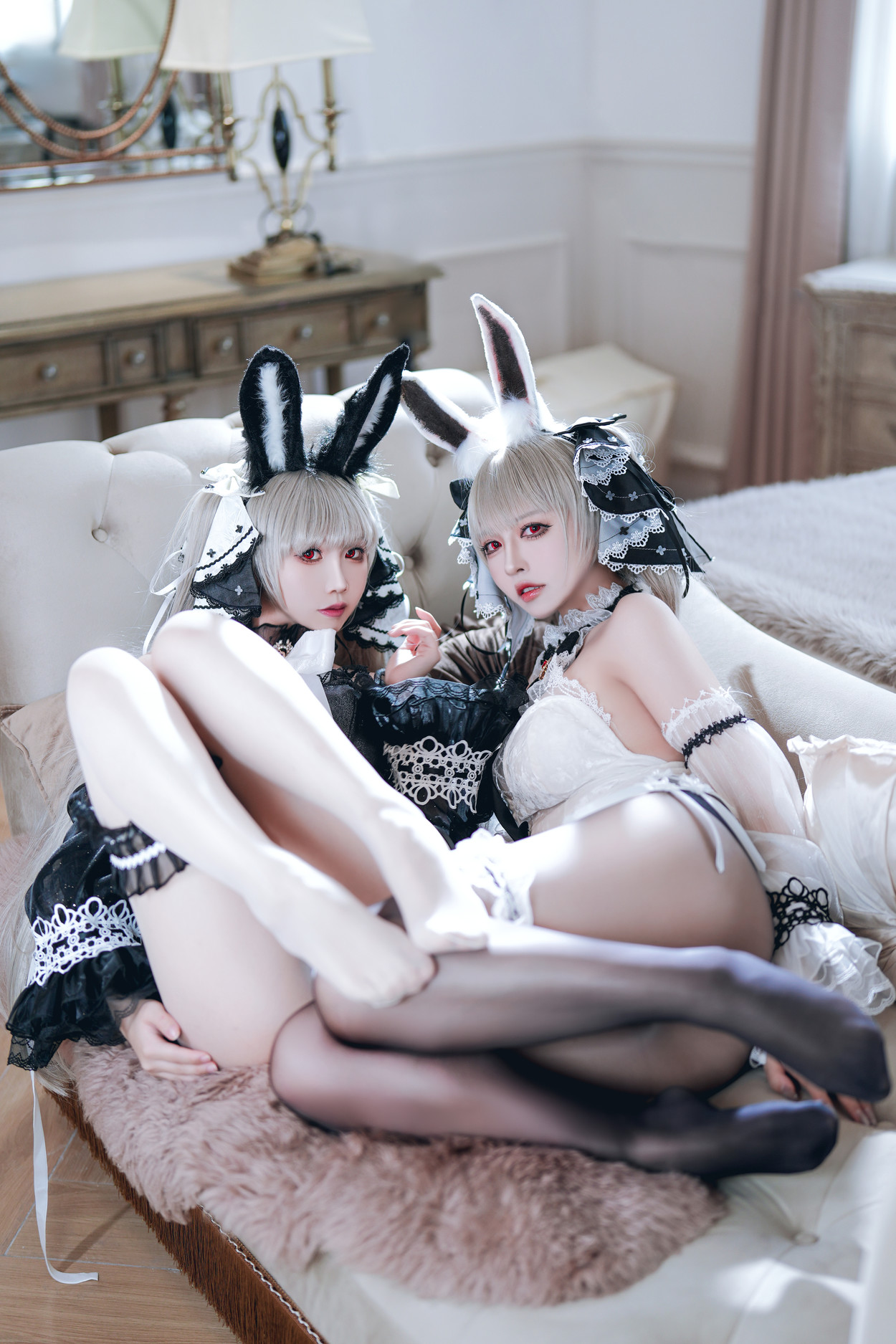 Cosplay 面饼仙儿 & 半半子Banbanko 碧蓝航线 可畏兔兔