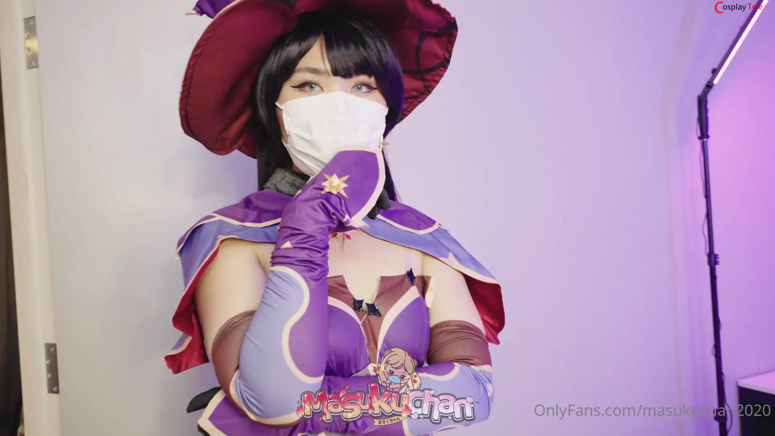 Masukuchan cosplay Mona – Genshin Impact