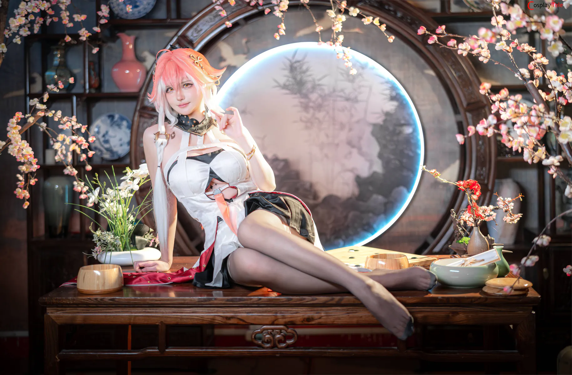 Rissoft 前羽 cosplay Changli and Jinhsi – Wuthering Waves