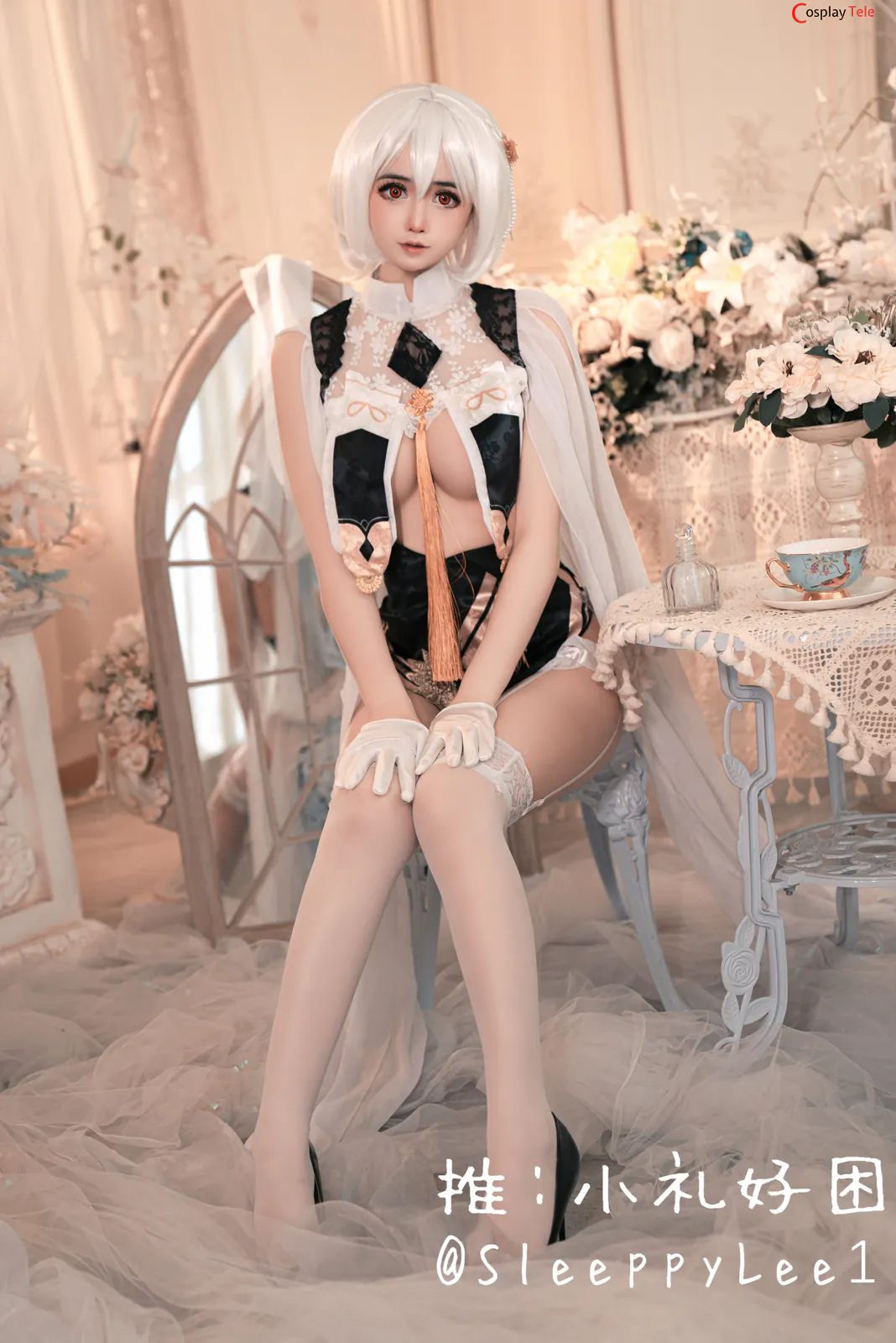 SleeppyLee1 (小礼好困) cosplay Sirius – Azur Lane