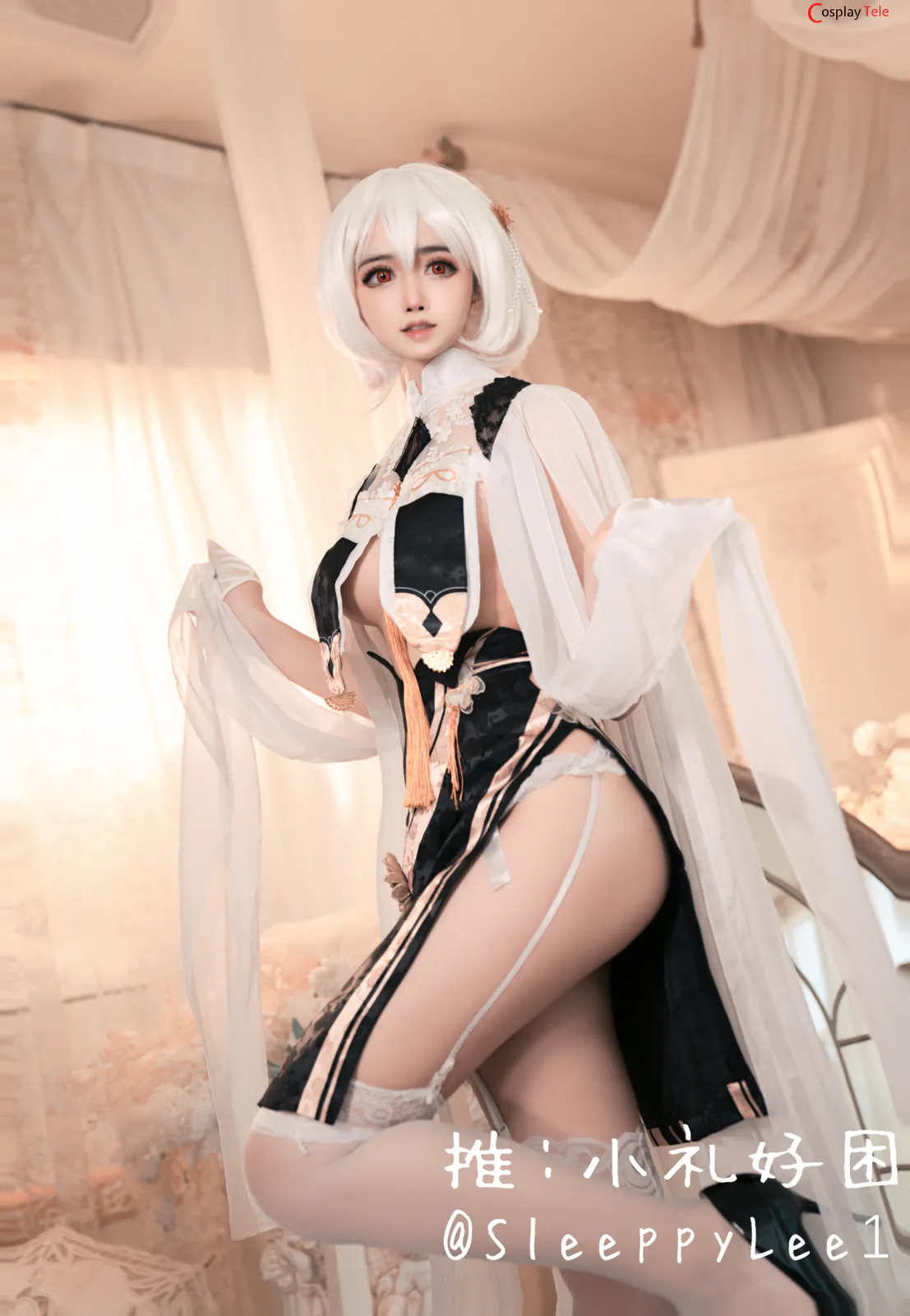 SleeppyLee1 (小礼好困) cosplay Sirius – Azur Lane