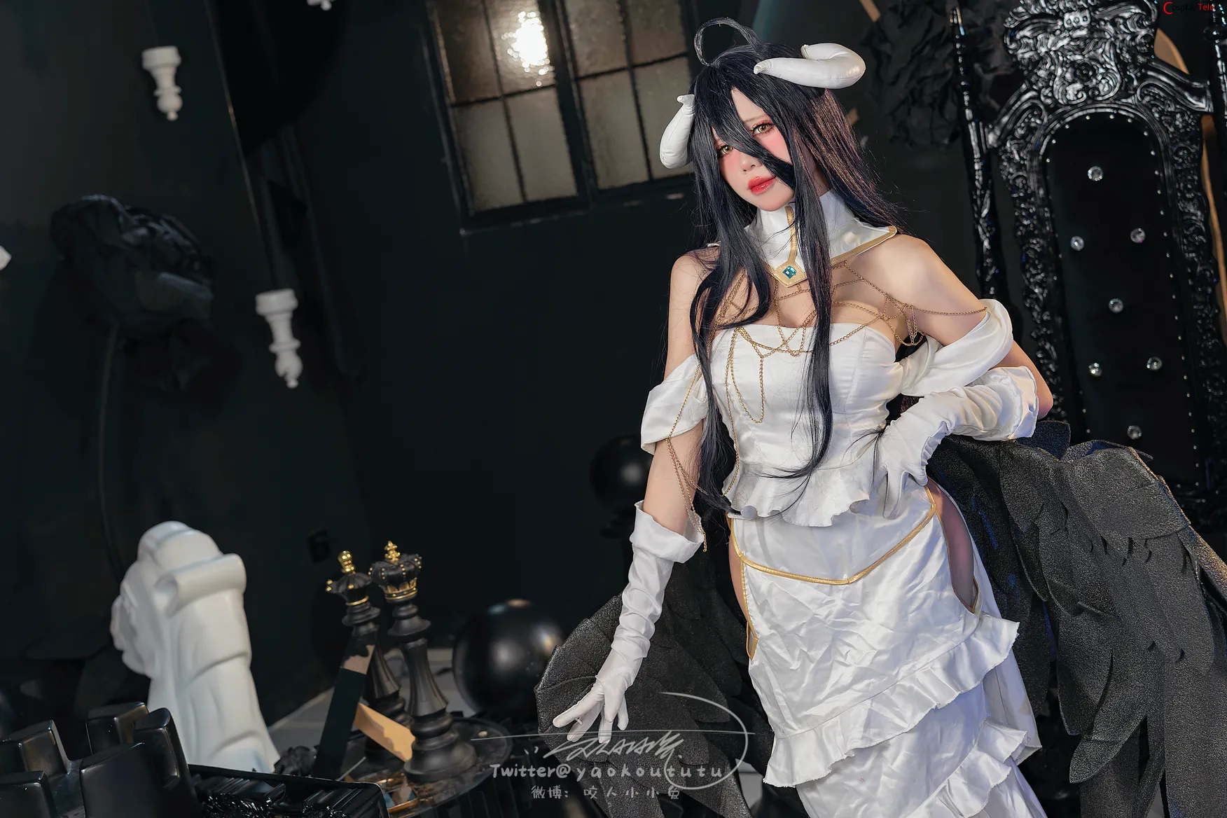 咬一口兔娘ovo (Yaokoututu) cosplay Albedo Succubus – Overlord 63 咬一口兔娘ovo (Yaokoututu) cosplay Albedo Succubus – Overlord