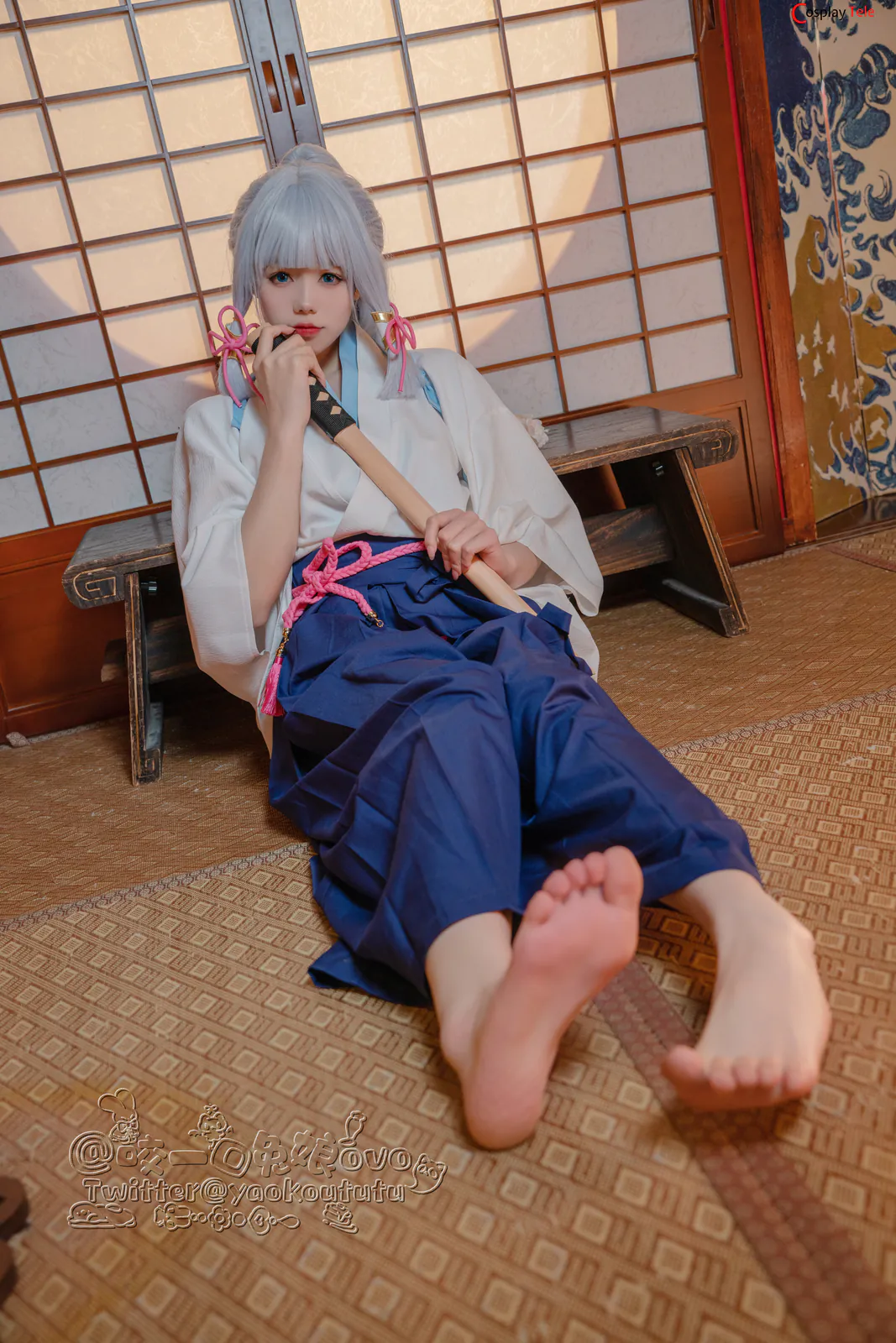 咬一口兔娘ovo (Yaokoututu) cosplay Ayaka Kamisato – Genshin Impact 61 咬一口兔娘ovo (Yaokoututu) cosplay Ayaka Kamisato – Genshin Impact