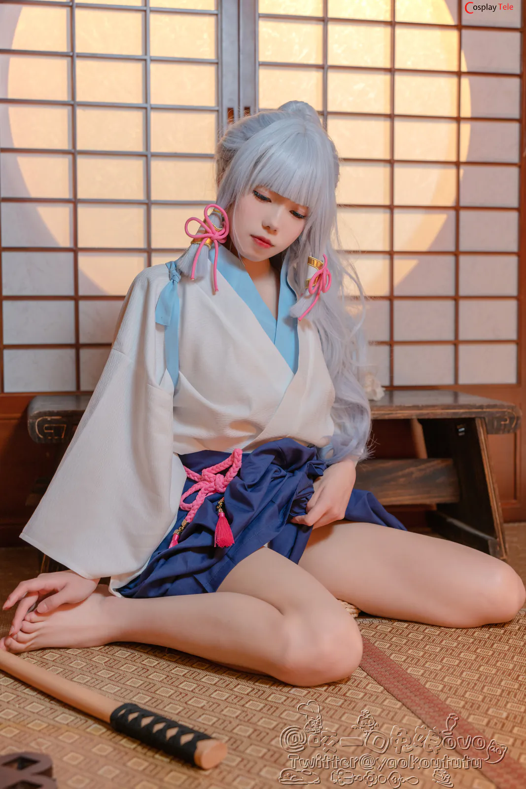 咬一口兔娘ovo (Yaokoututu) cosplay Ayaka Kamisato – Genshin Impact 22 咬一口兔娘ovo (Yaokoututu) cosplay Ayaka Kamisato – Genshin Impact
