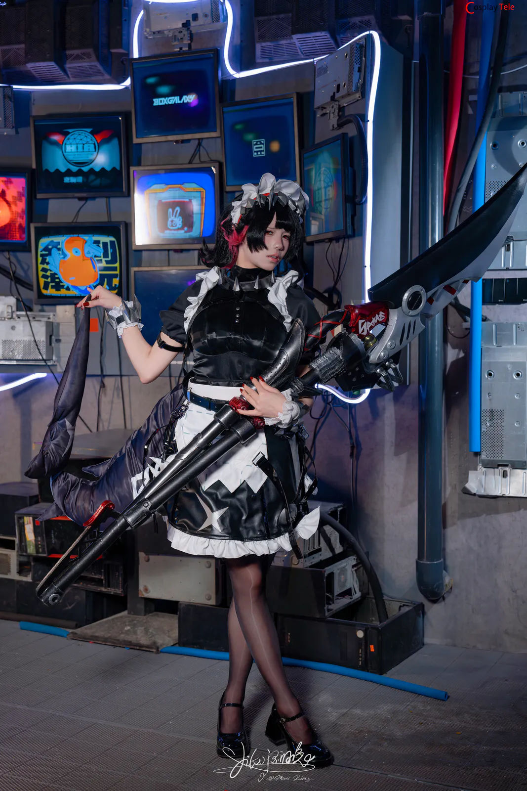 咬一口兔娘ovo (Yaokoututu) cosplay Ellen Joe – Zenless Zone Zero 38 咬一口兔娘ovo (Yaokoututu) cosplay Ellen Joe – Zenless Zone Zero