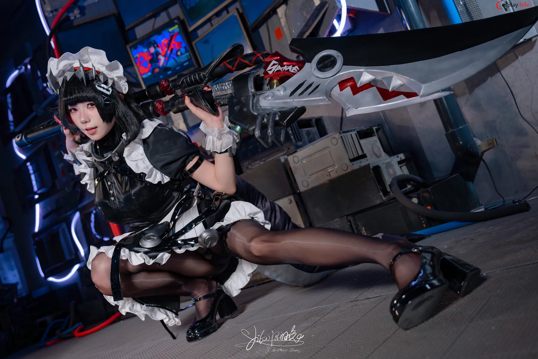 咬一口兔娘ovo (Yaokoututu) cosplay Ellen Joe – Zenless Zone Zero 43 咬一口兔娘ovo (Yaokoututu) cosplay Ellen Joe – Zenless Zone Zero