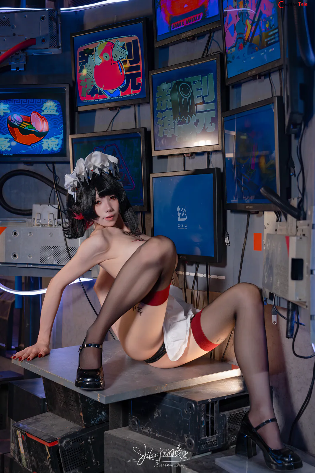 咬一口兔娘ovo (Yaokoututu) cosplay Ellen Joe – Zenless Zone Zero 61 咬一口兔娘ovo (Yaokoututu) cosplay Ellen Joe – Zenless Zone Zero