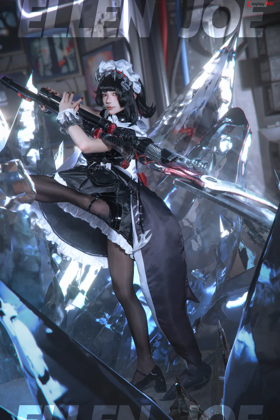 咬一口兔娘ovo (Yaokoututu) cosplay Ellen Joe – Zenless Zone Zero 30 咬一口兔娘ovo (Yaokoututu) cosplay Ellen Joe – Zenless Zone Zero