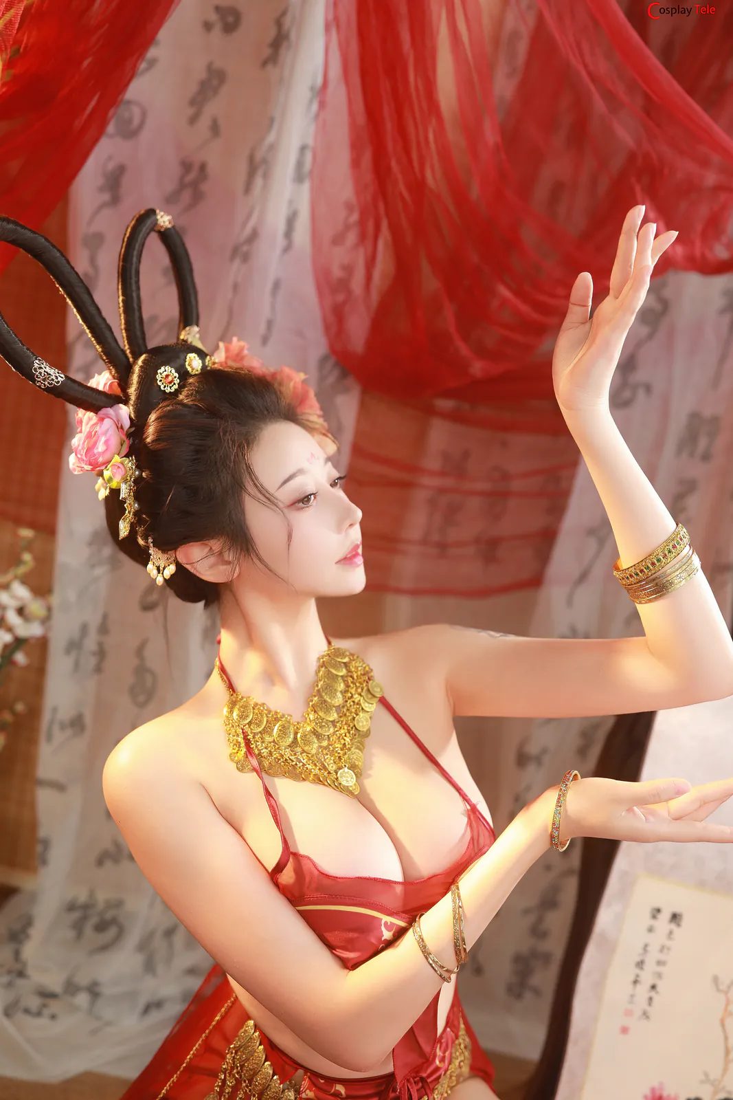 奈汐酱nice 自撮り(niceoppi) – Red Tent Dance