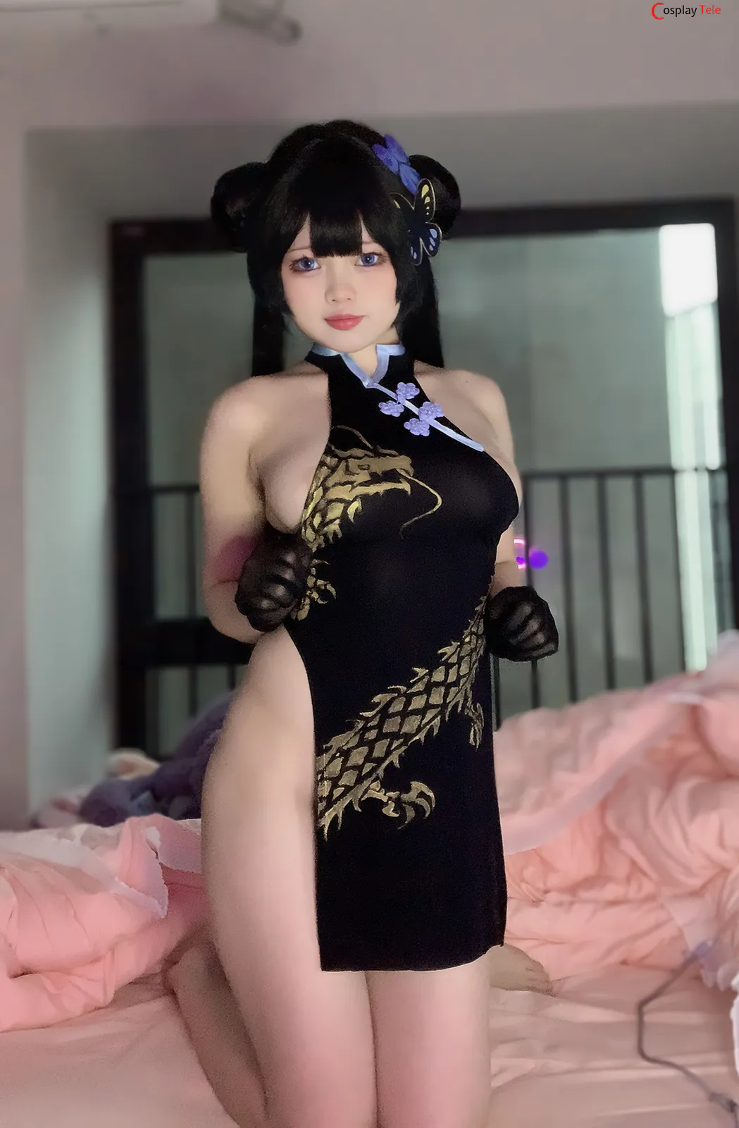 小瑶幺幺 (xiaoyaoyaoyao12) cosplay Kisaki – Blue Archive – Part 2