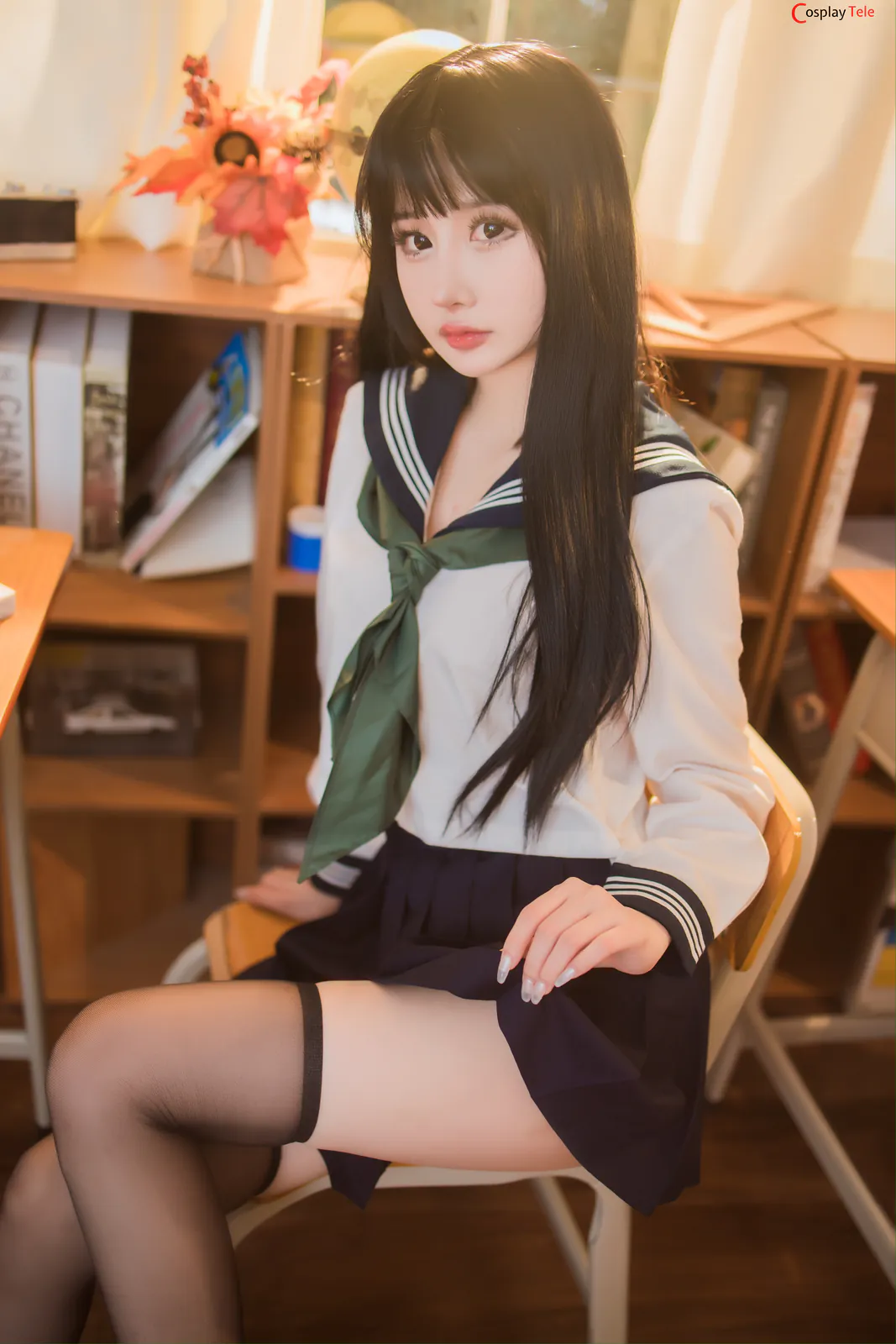 您的蛋蛋 (ddanlikeu) – Contrast School Girl