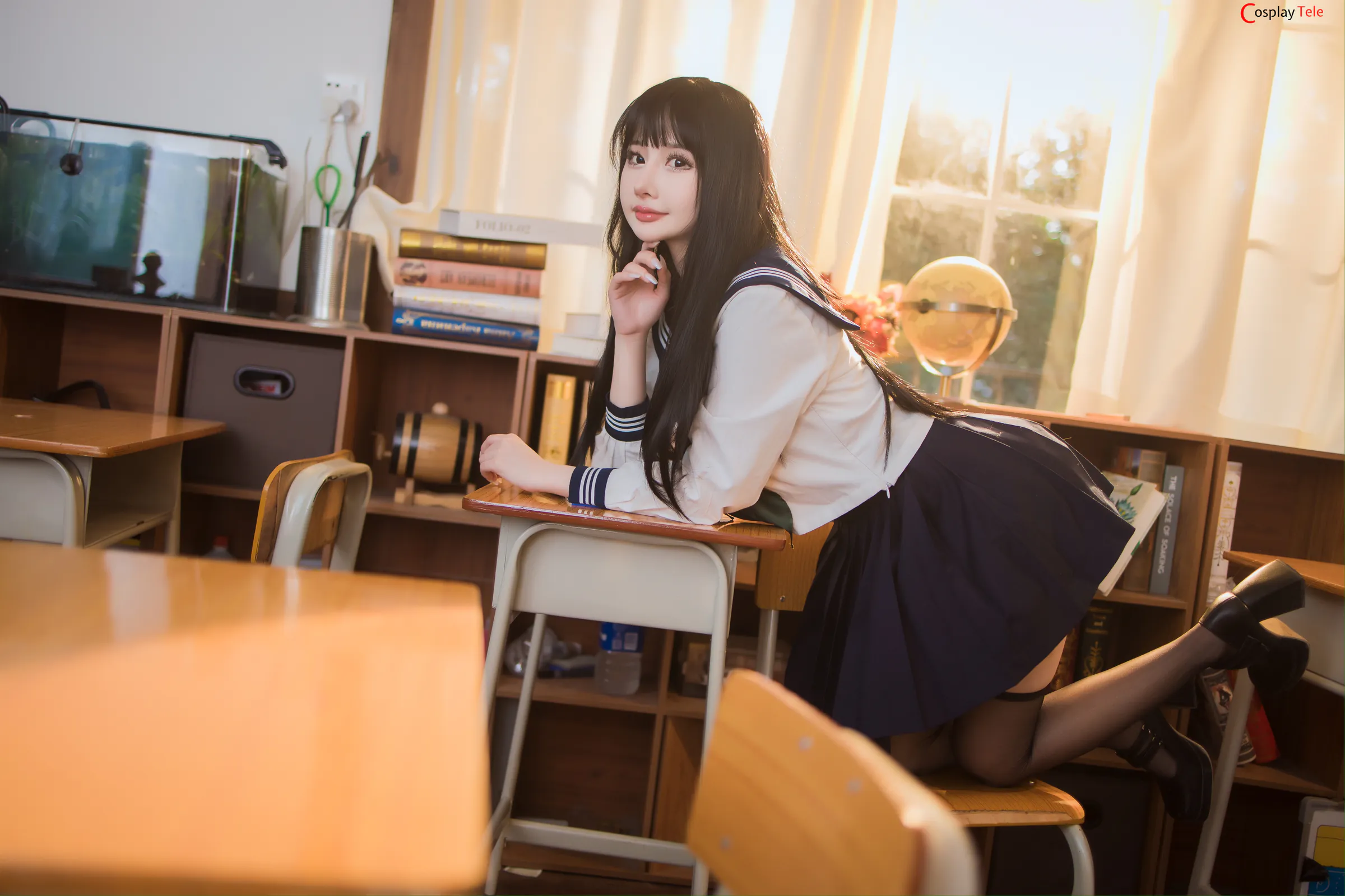 您的蛋蛋 (ddanlikeu) – Contrast School Girl