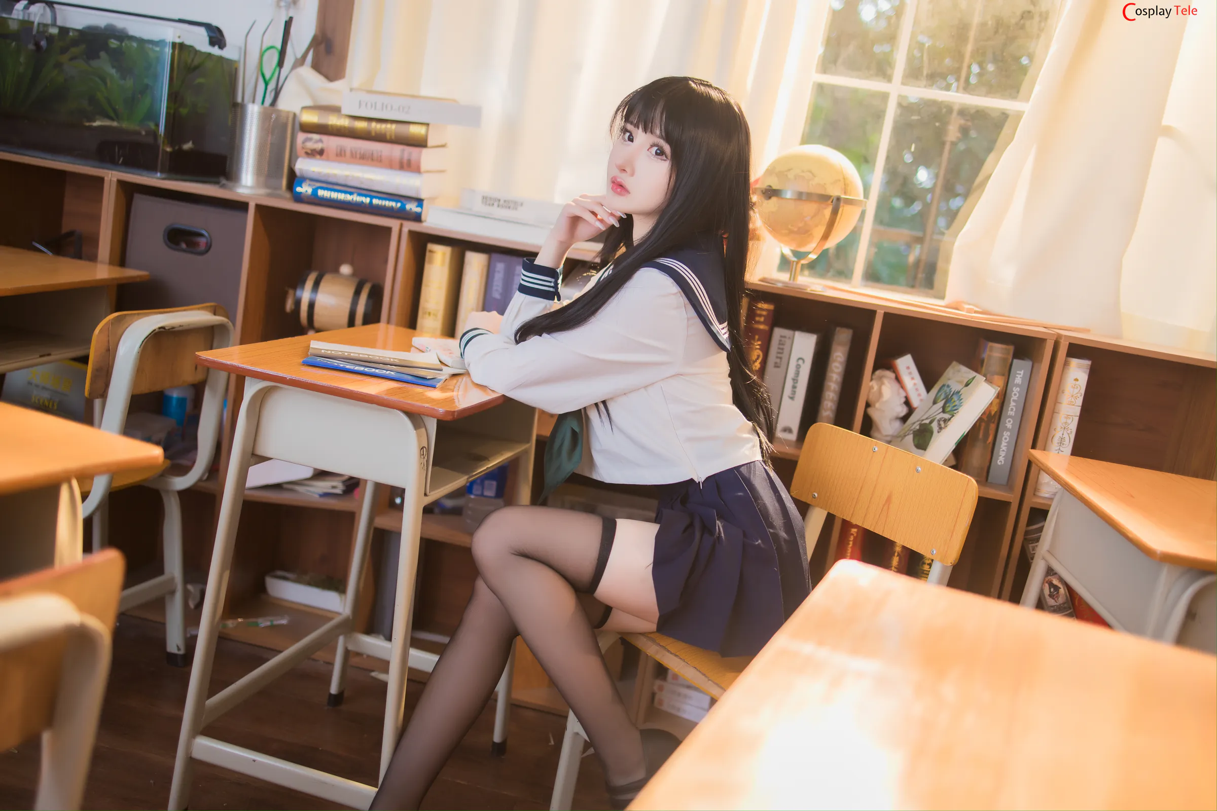 您的蛋蛋 (ddanlikeu) – Contrast School Girl