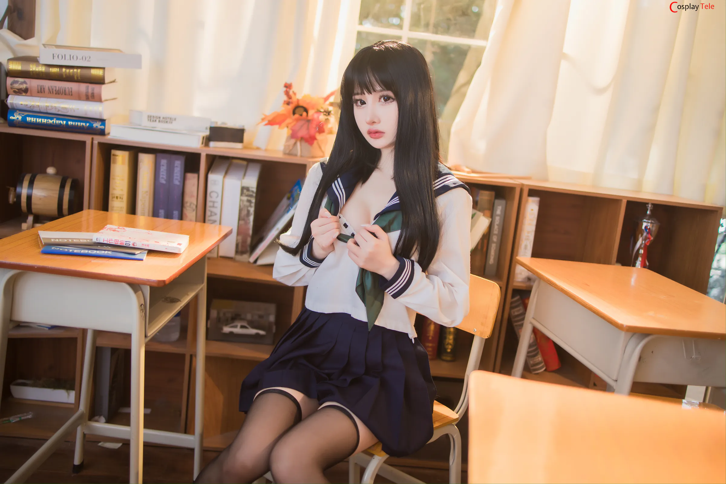 您的蛋蛋 (ddanlikeu) – Contrast School Girl