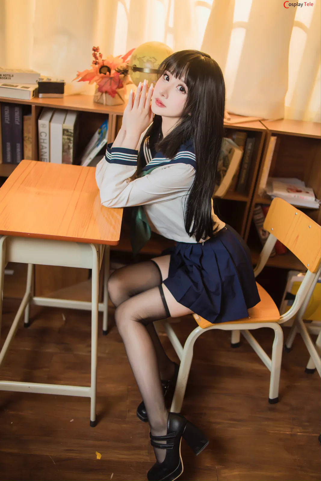 您的蛋蛋 (ddanlikeu) – Contrast School Girl