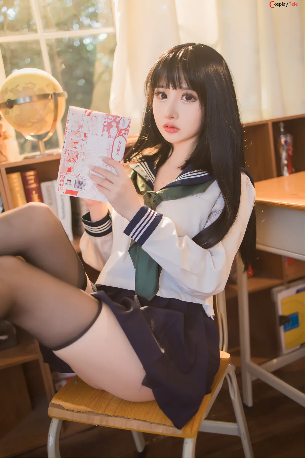 您的蛋蛋 (ddanlikeu) – Contrast School Girl