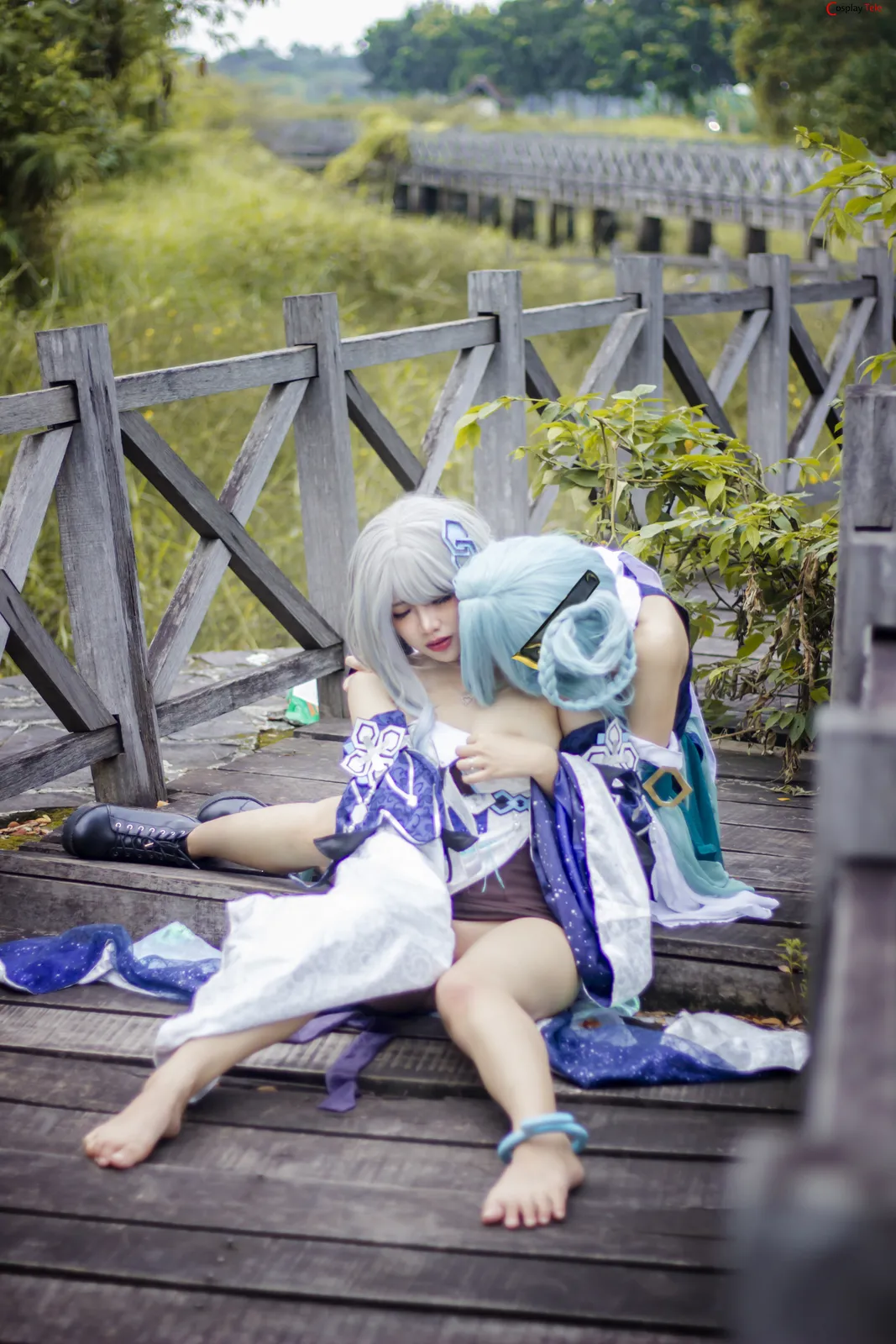 美月 HKxSYR cosplay Guizhong and Madame Ping – Genshin Impact