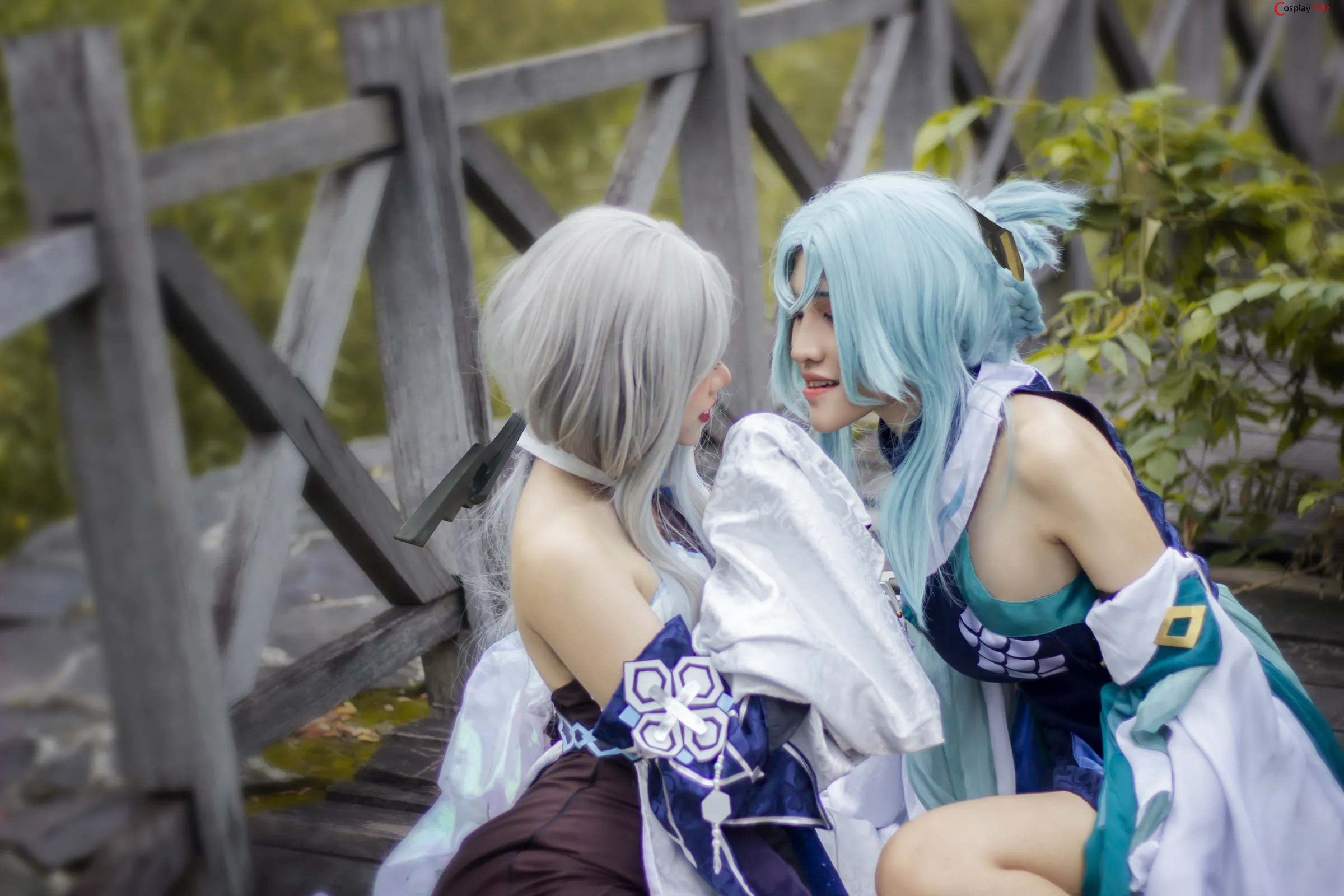 美月 HKxSYR cosplay Guizhong and Madame Ping – Genshin Impact