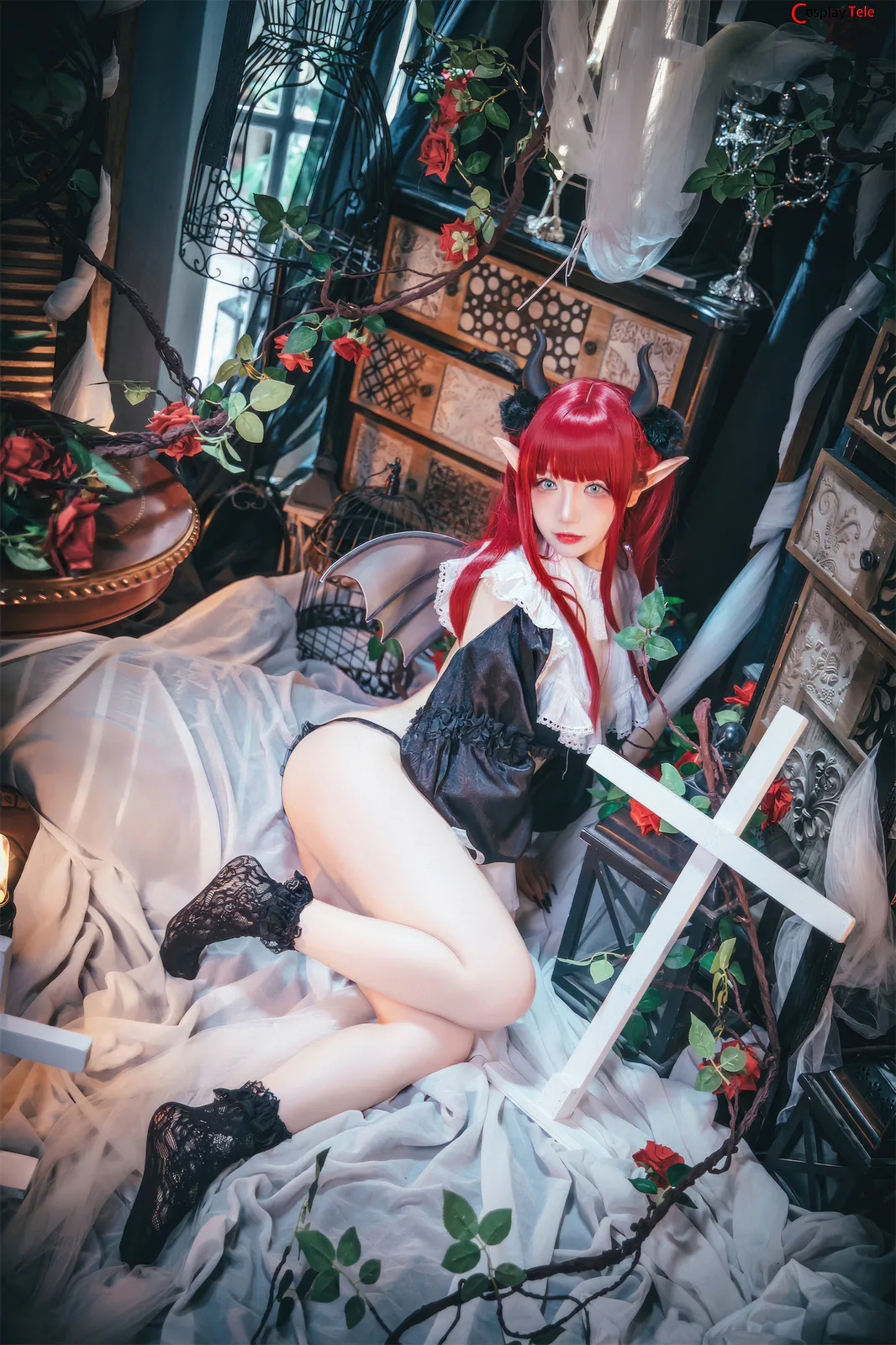 雪晴Astra (雪晴嘟嘟) cosplay Rizu-kyun – Sono Bisque Doll