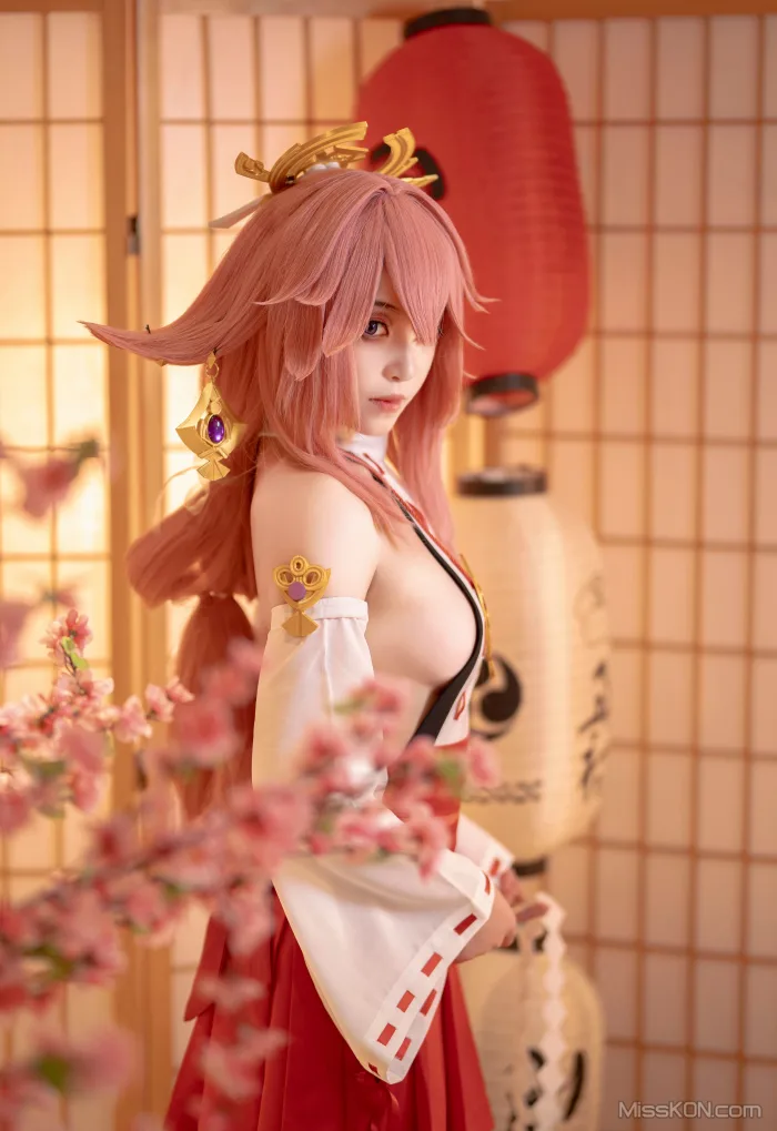 Coser@Bangni邦尼_ 微密圈+Cos合集 老师OL+偷偷在房间玩ss游戏+八重神子