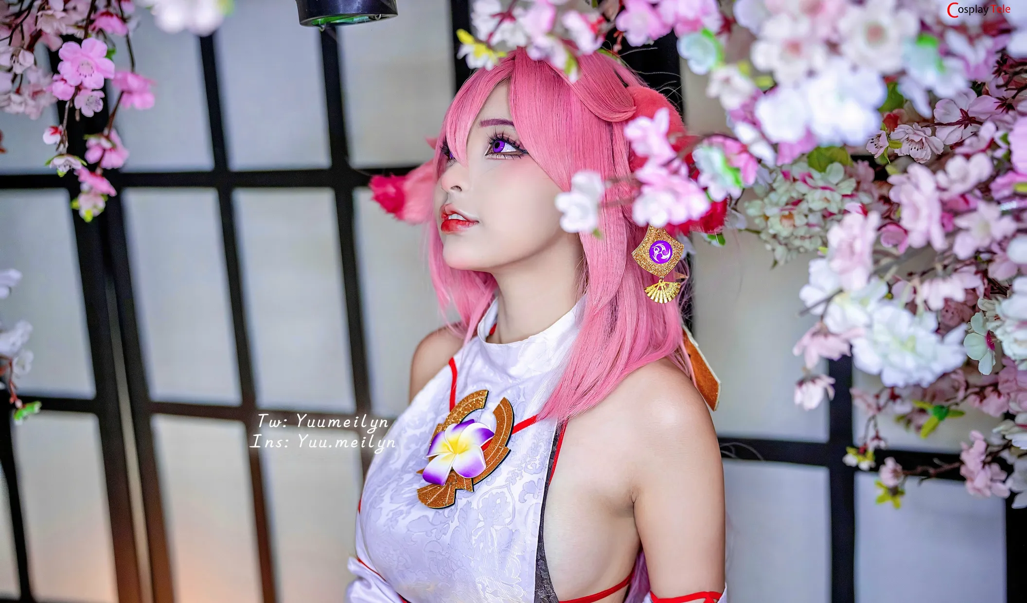 Meiilyn (yuumeilyn) cosplay Yae Miko – Genshin Impact