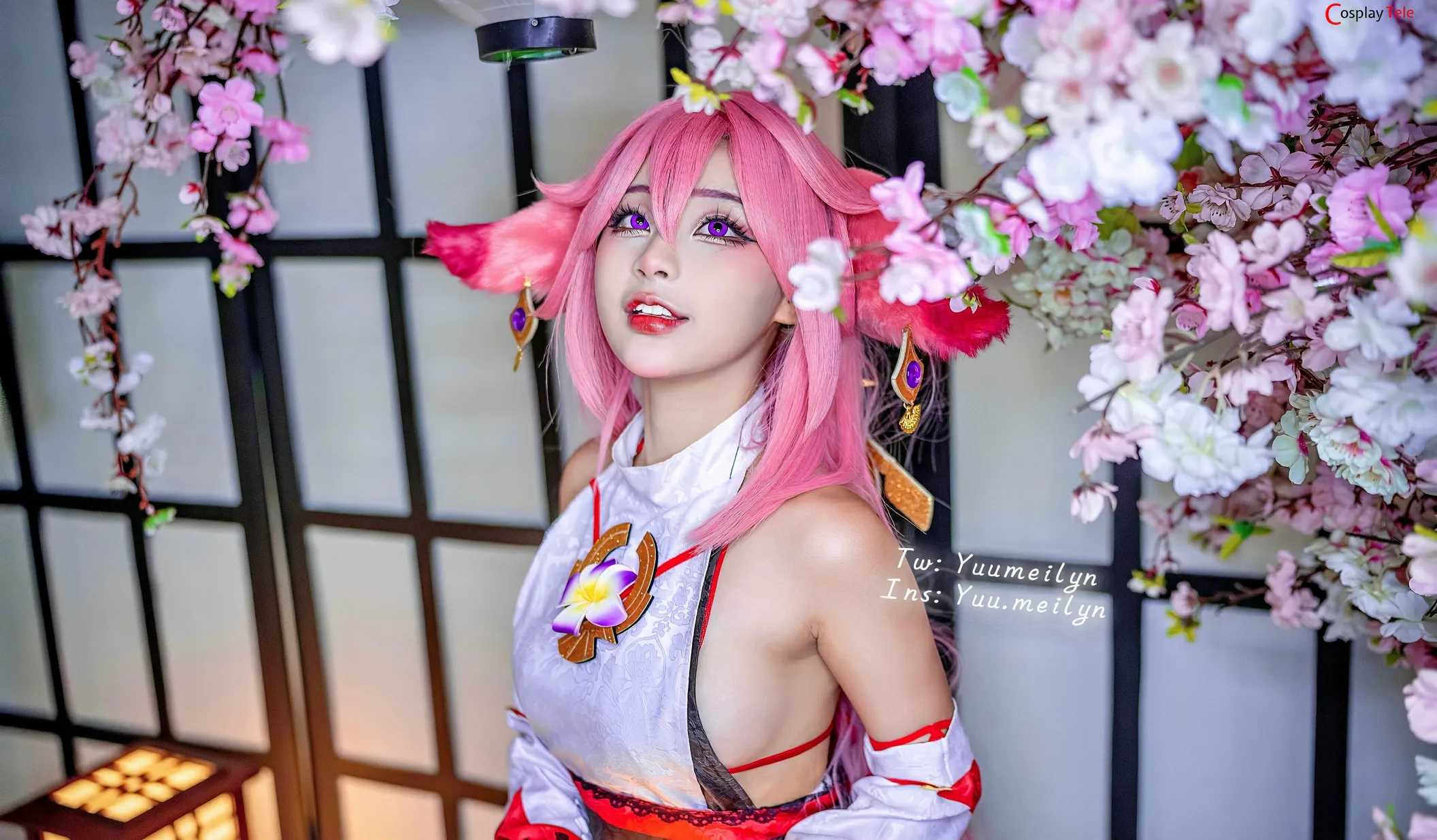 Meiilyn (yuumeilyn) cosplay Yae Miko – Genshin Impact