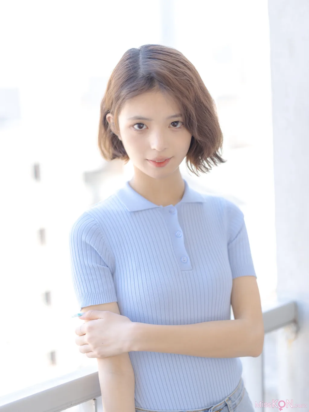 [森萝财团写真] 媛媛 试拍 15D超薄白丝