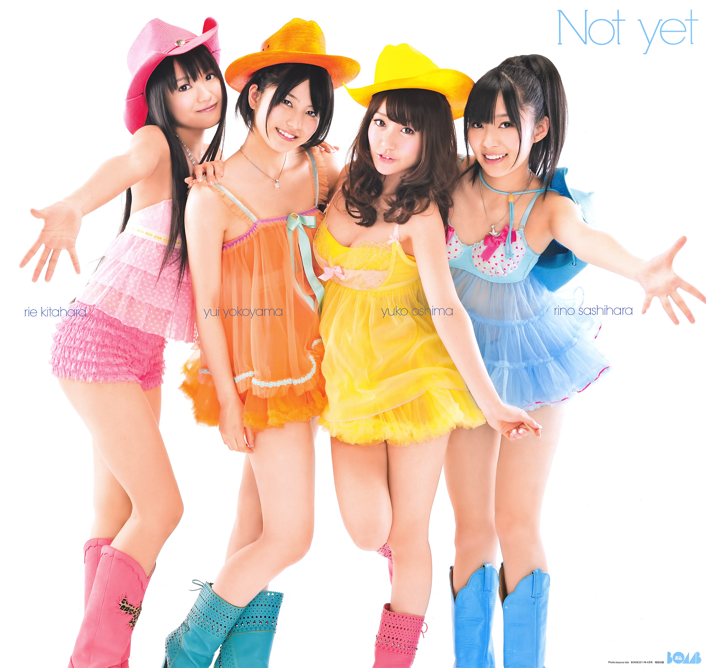 [BOMB Magazine] 2011 No.04 Not yet 尾島知佳 後藤郁 モーニング娘 西田麻衣 原幹恵