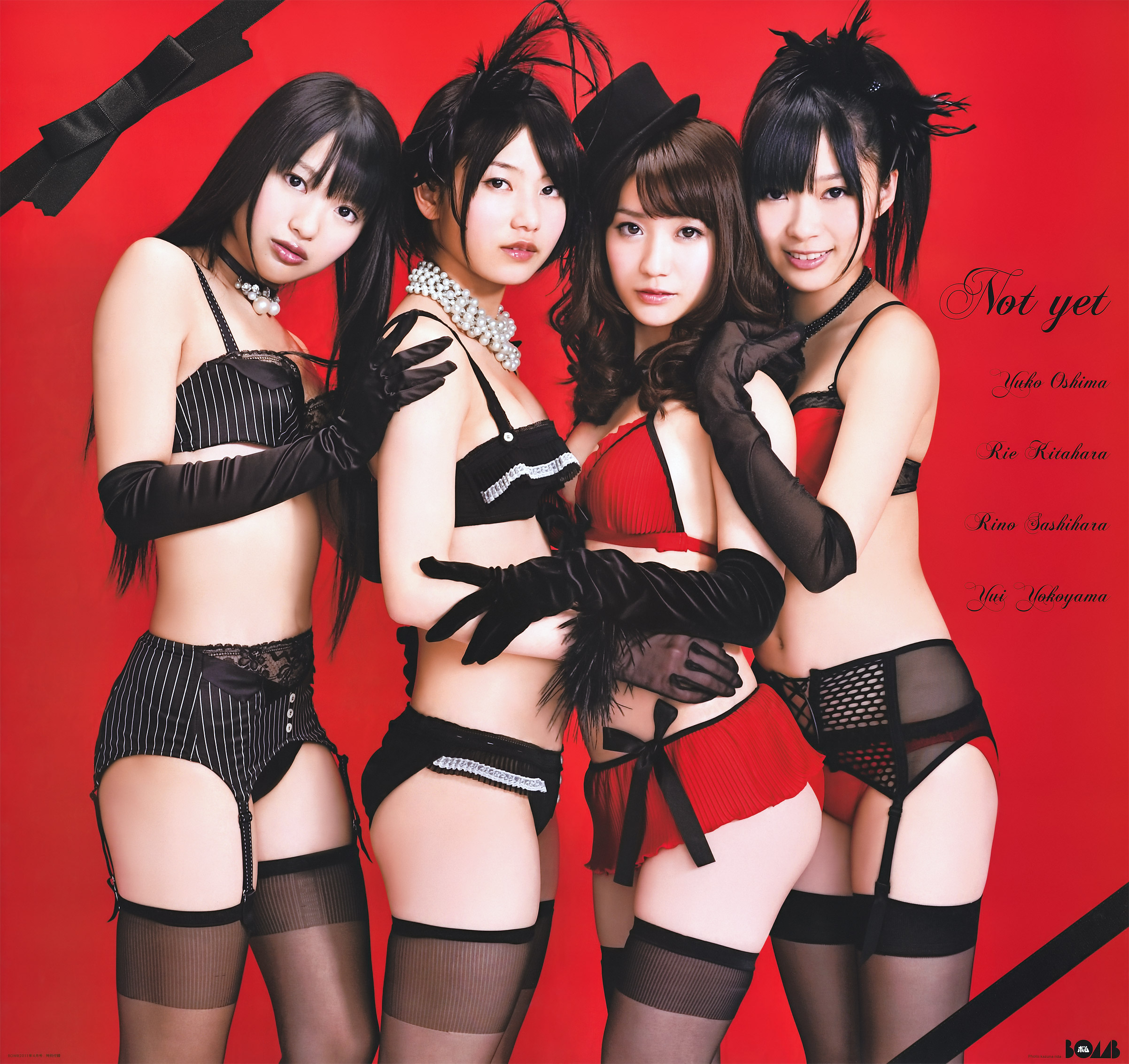 [BOMB Magazine] 2011 No.04 Not yet 尾島知佳 後藤郁 モーニング娘 西田麻衣 原幹恵