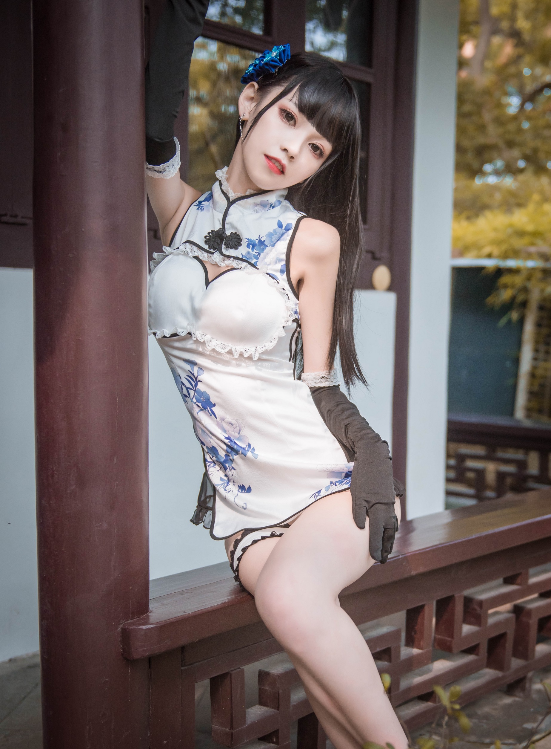 [Cosplay] Ni De Fu Qing 你的负卿 - Ping Er Cheongsam 瓶儿旗袍