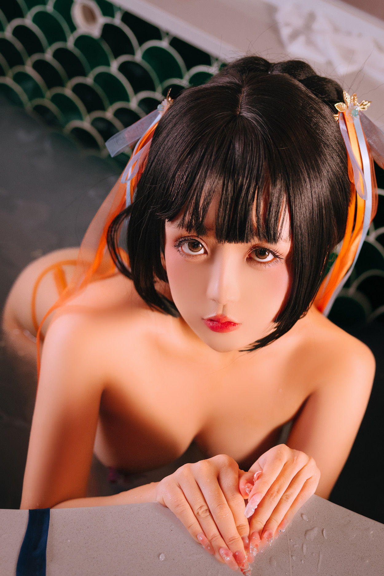 Cosplay Rinaijiao日奈娇 鸳鸯浴 Set.02