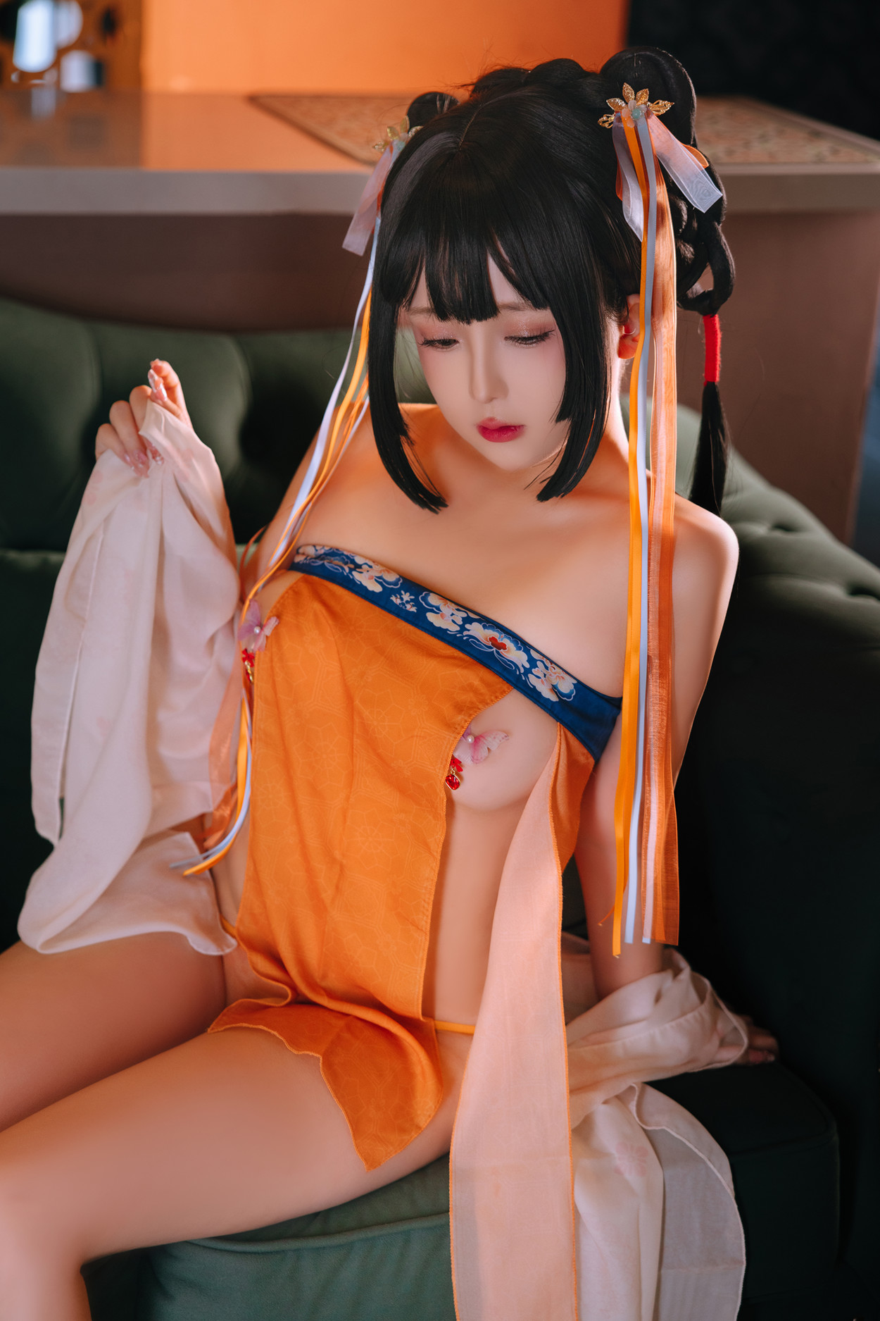 Cosplay Rinaijiao日奈娇 鸳鸯浴 Set.01