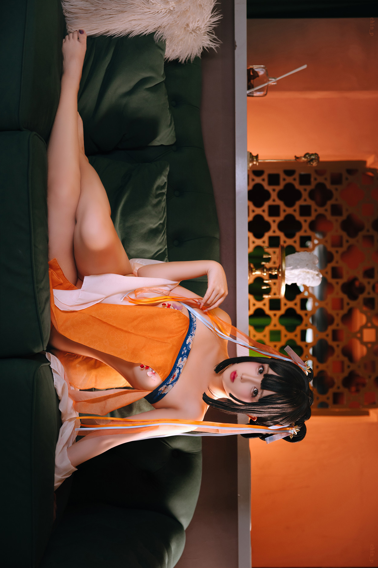 Cosplay Rinaijiao日奈娇 鸳鸯浴 Set.01