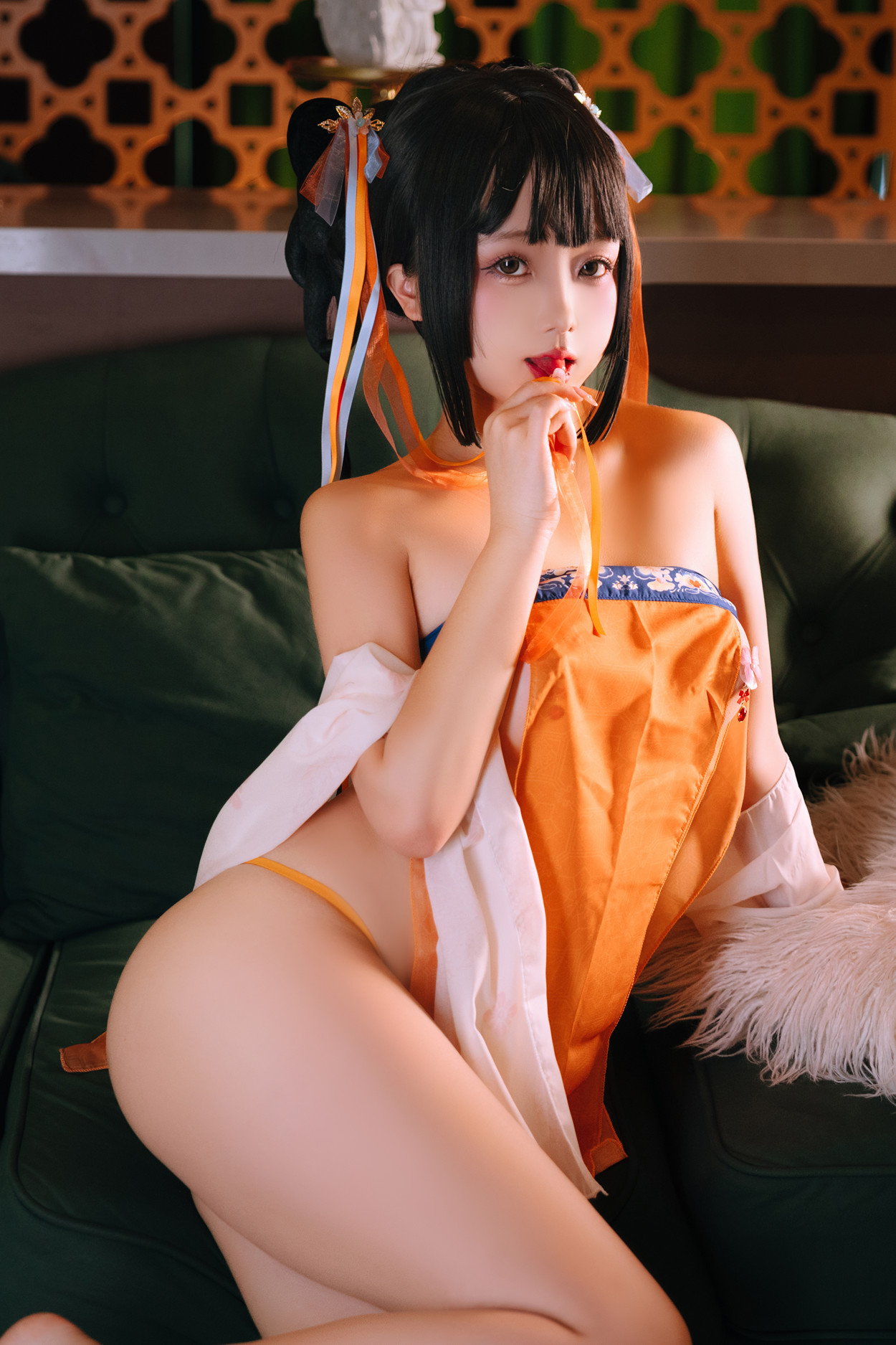 Cosplay Rinaijiao日奈娇 鸳鸯浴 Set.01