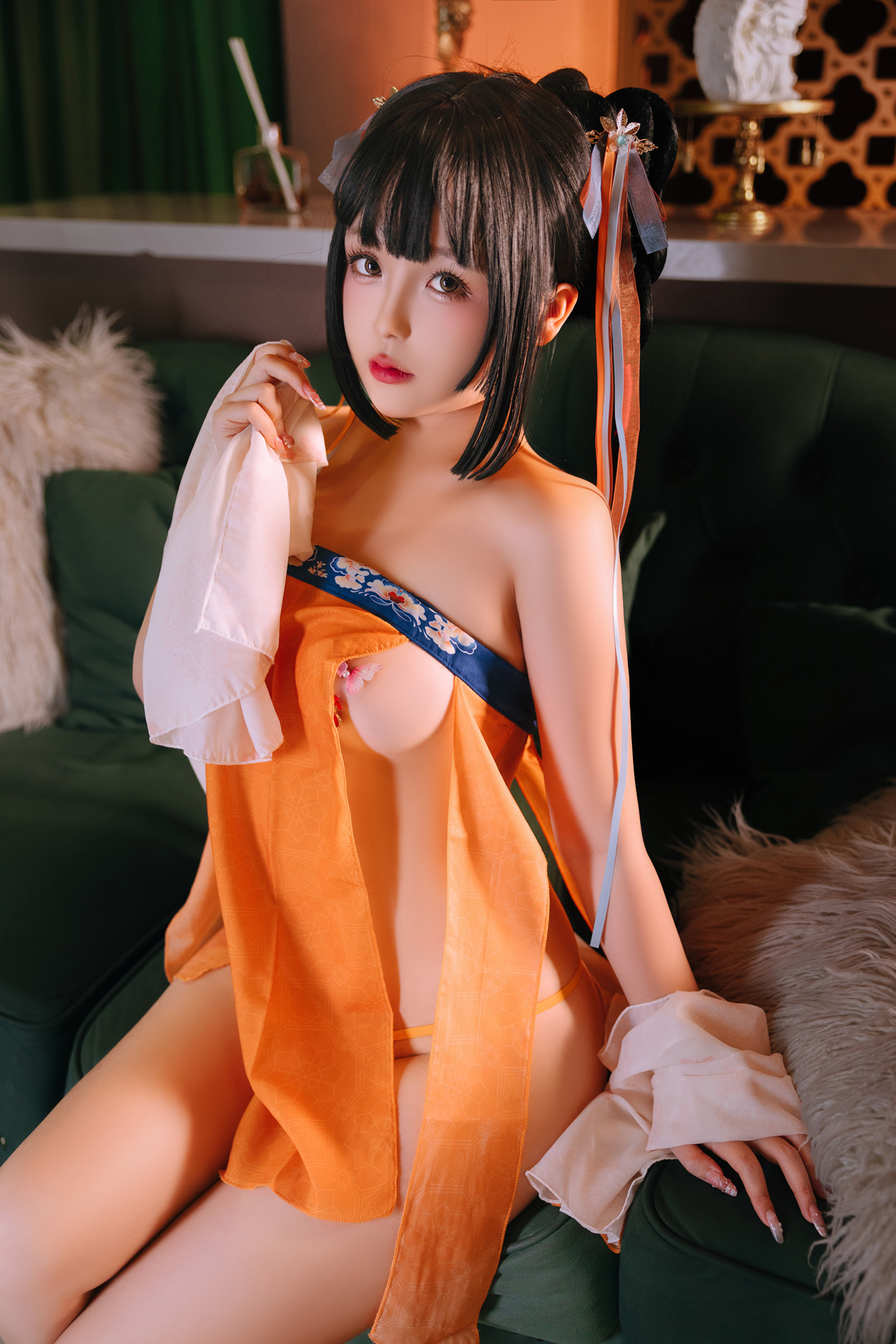 Cosplay Rinaijiao日奈娇 鸳鸯浴 Set.01