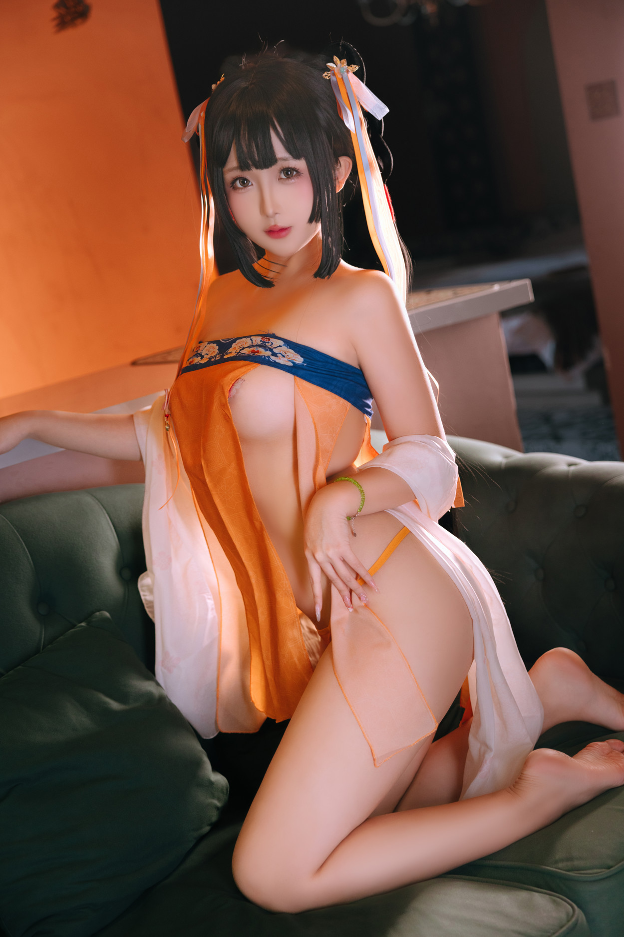 Cosplay Rinaijiao日奈娇 鸳鸯浴 Set.01
