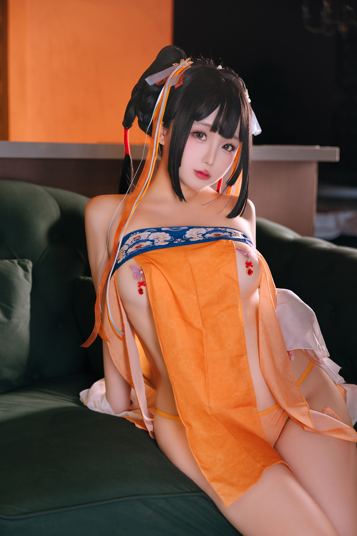 Cosplay Rinaijiao日奈娇 鸳鸯浴 Set.01