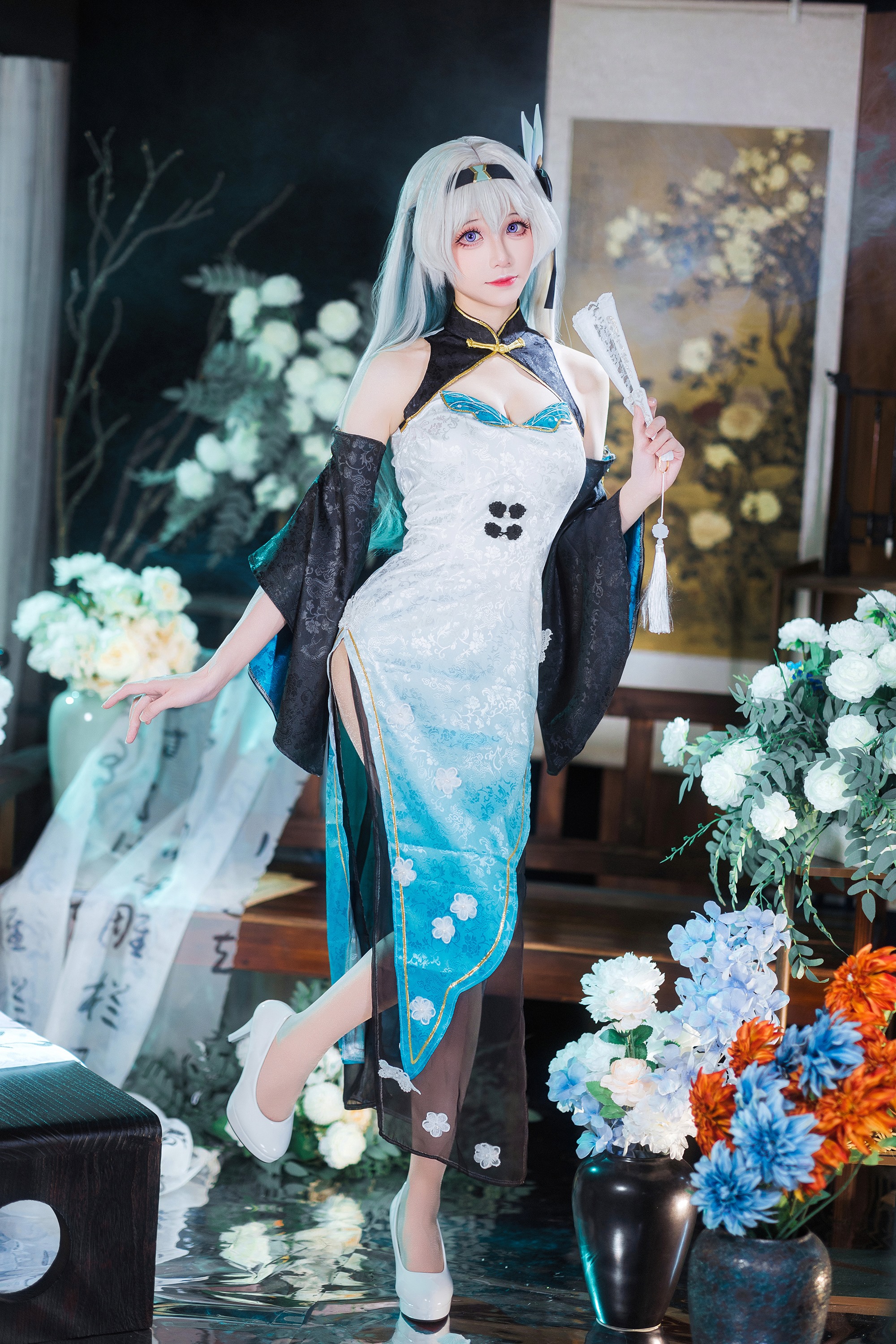 [Cosplay] Tomoyo酱 - 星穹铁道 流萤旗袍