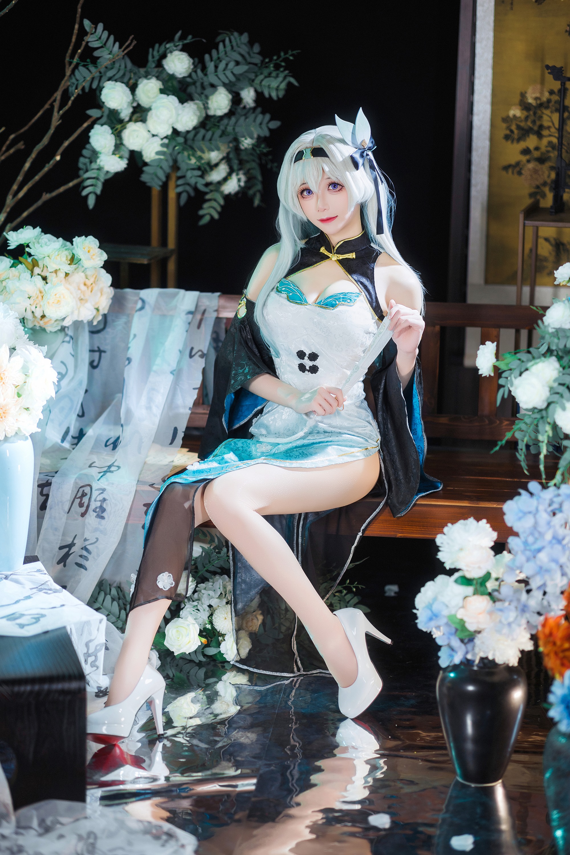 [Cosplay] Tomoyo酱 - 星穹铁道 流萤旗袍
