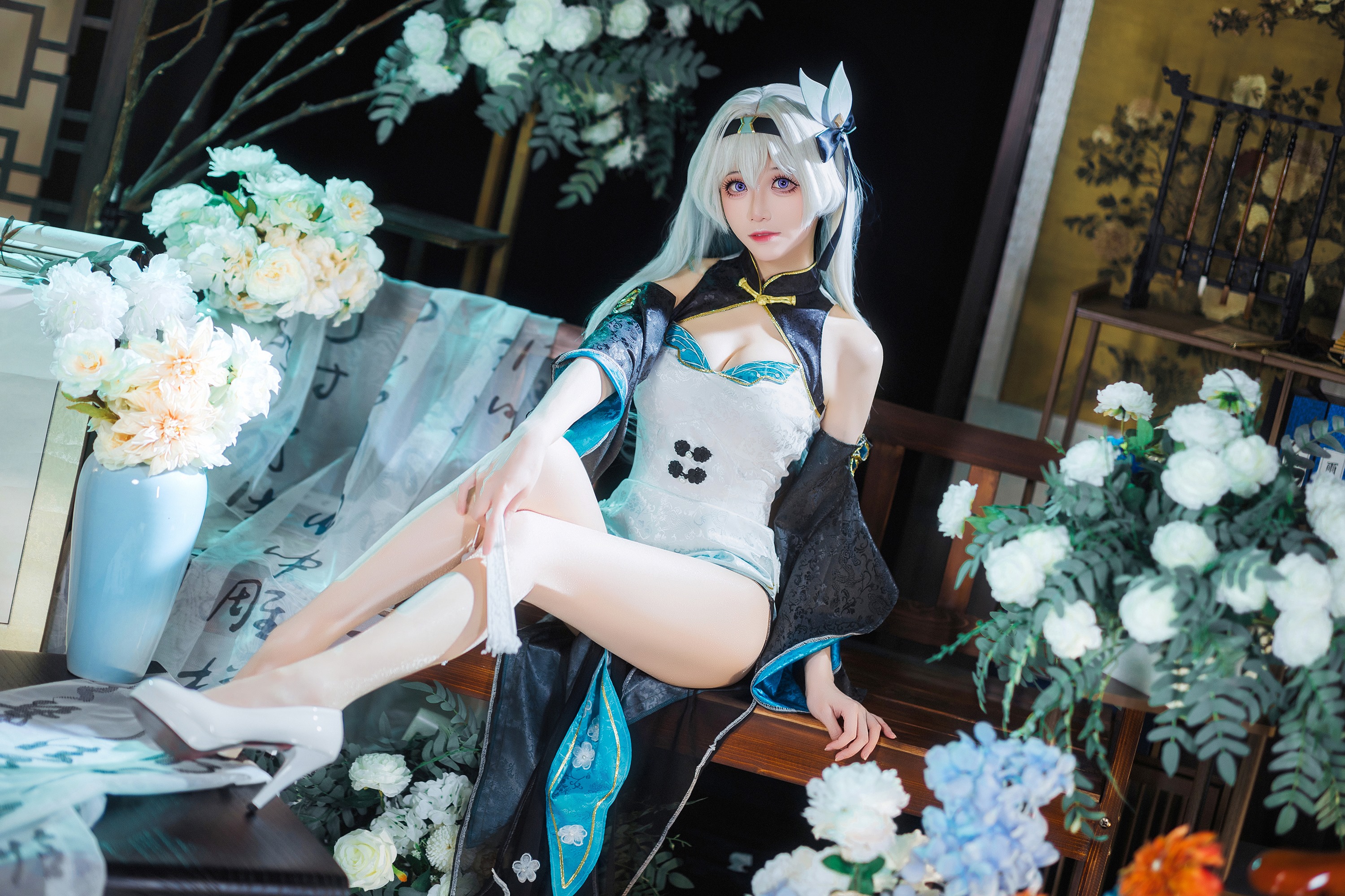 [Cosplay] Tomoyo酱 - 星穹铁道 流萤旗袍