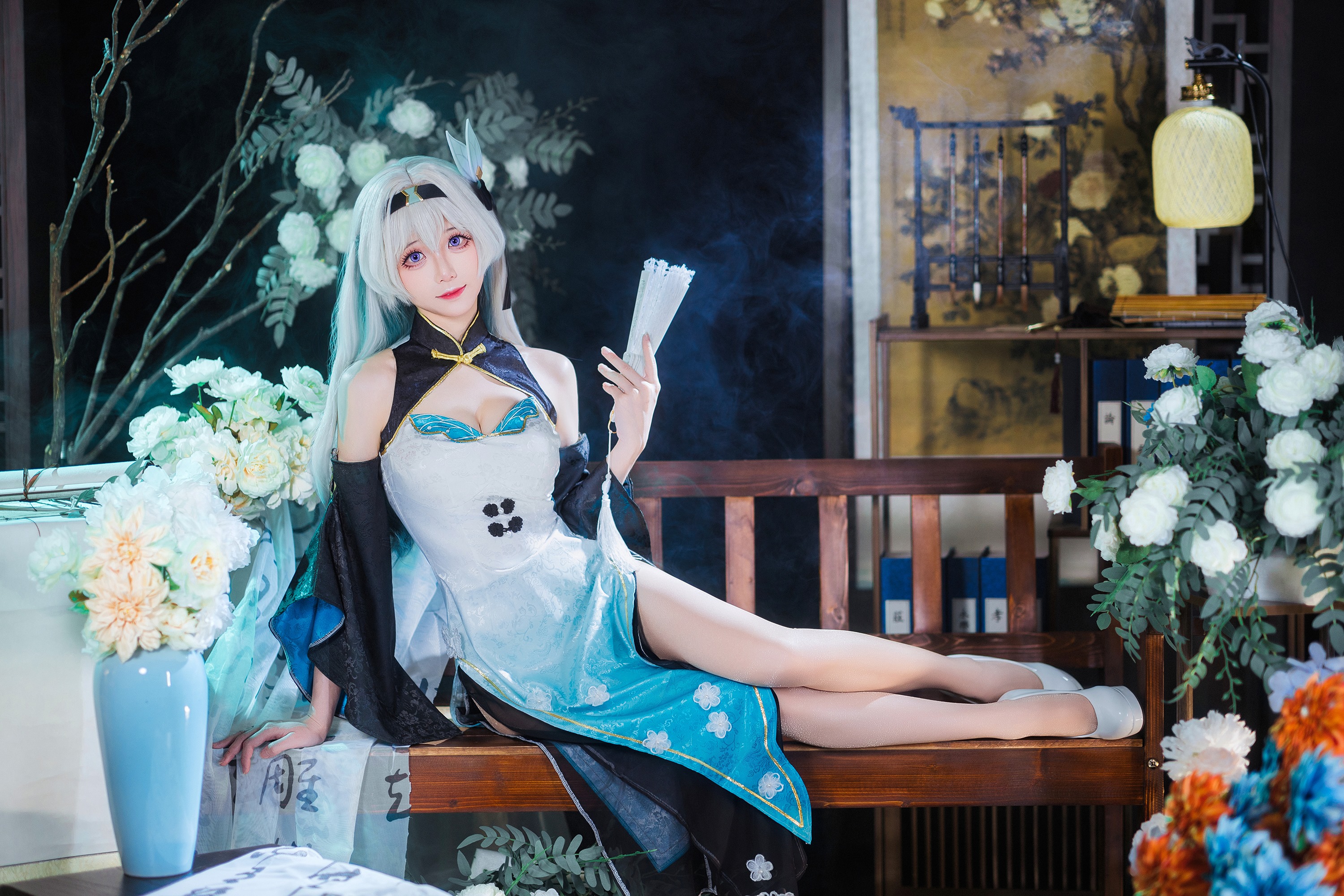 [Cosplay] Tomoyo酱 - 星穹铁道 流萤旗袍