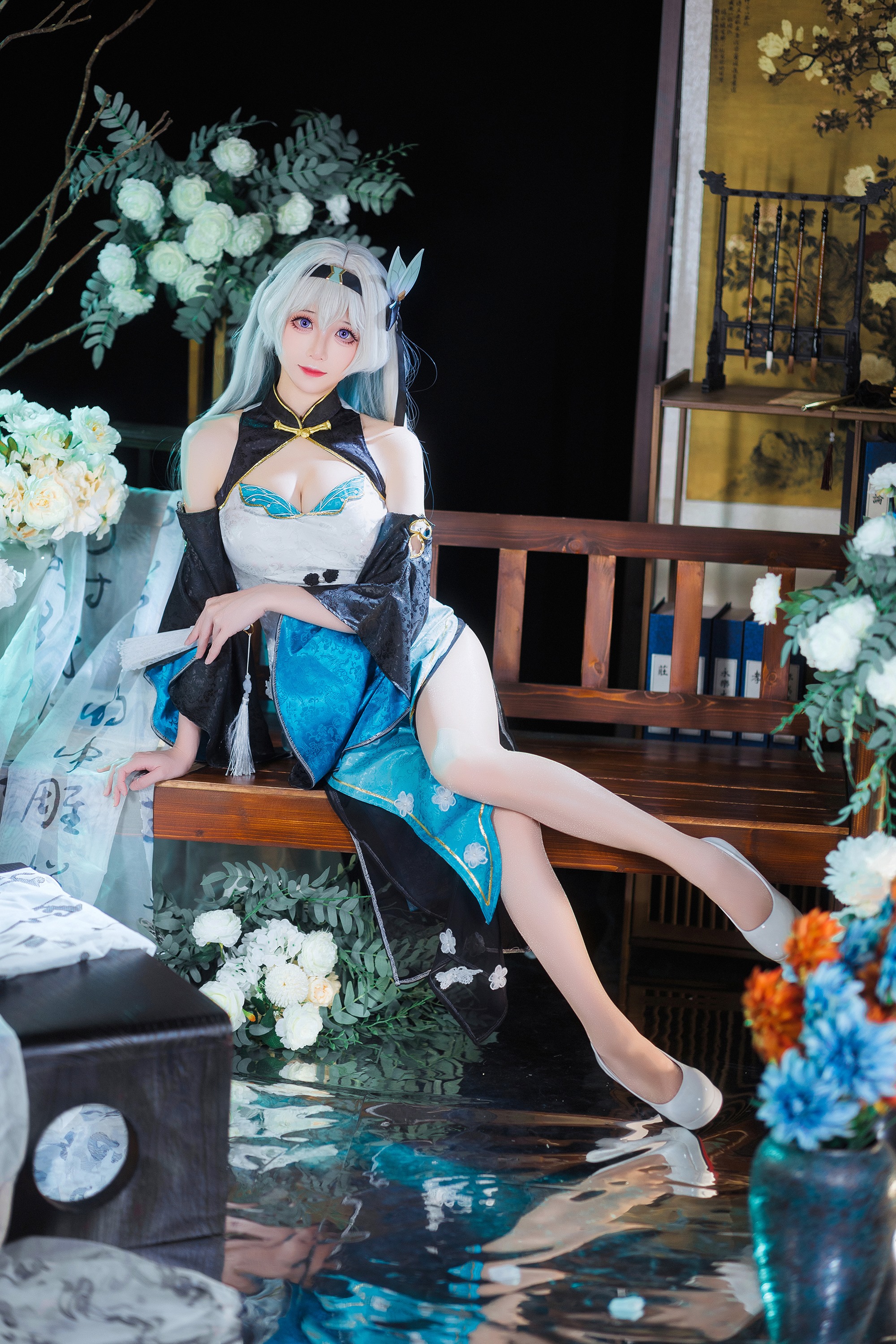 [Cosplay] Tomoyo酱 - 星穹铁道 流萤旗袍