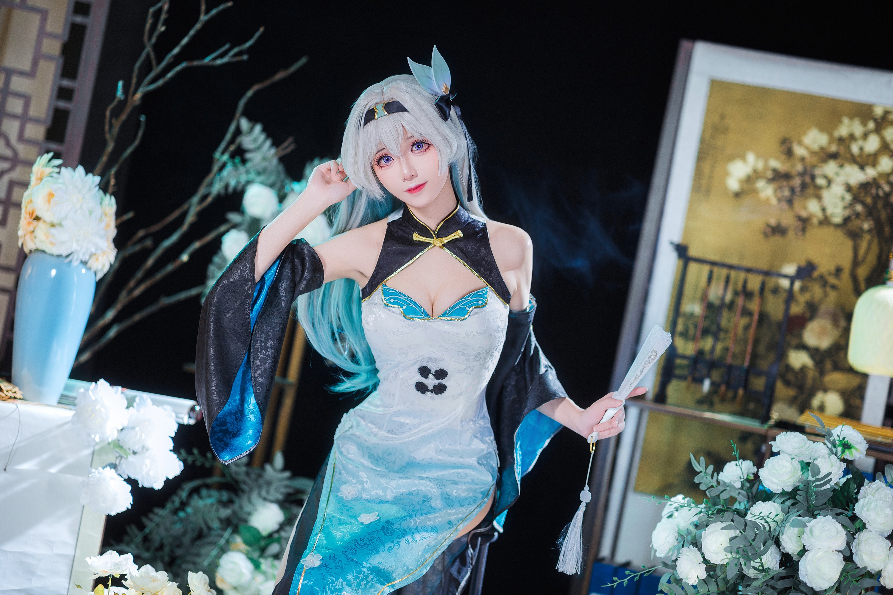 [Cosplay] Tomoyo酱 - 星穹铁道 流萤旗袍