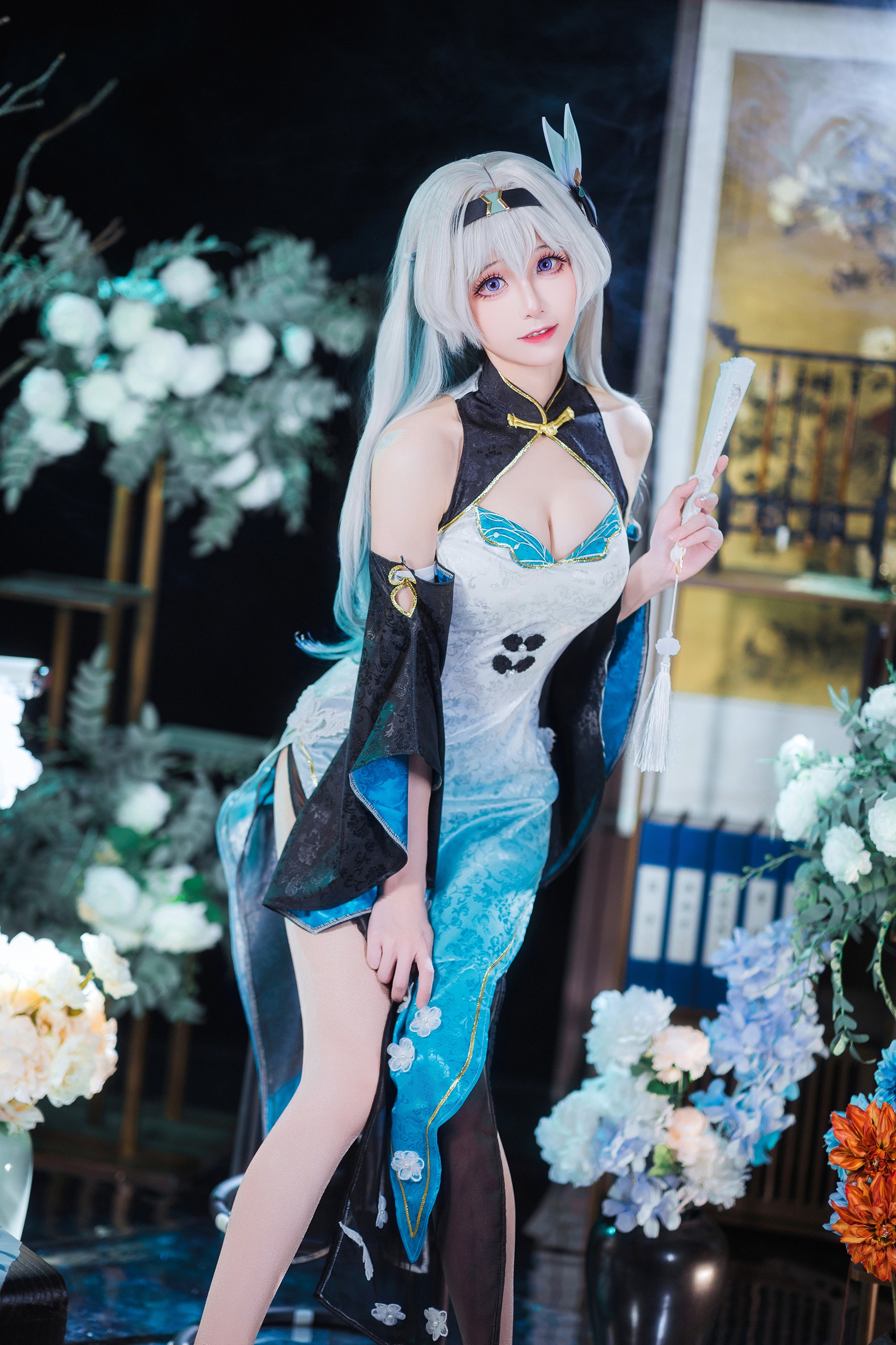 [Cosplay] Tomoyo酱 - 星穹铁道 流萤旗袍