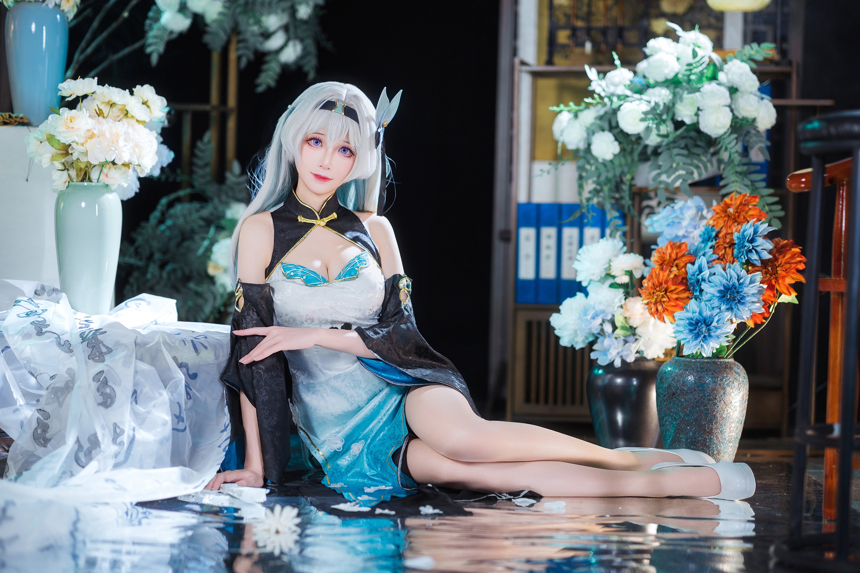 [Cosplay] Tomoyo酱 - 星穹铁道 流萤旗袍