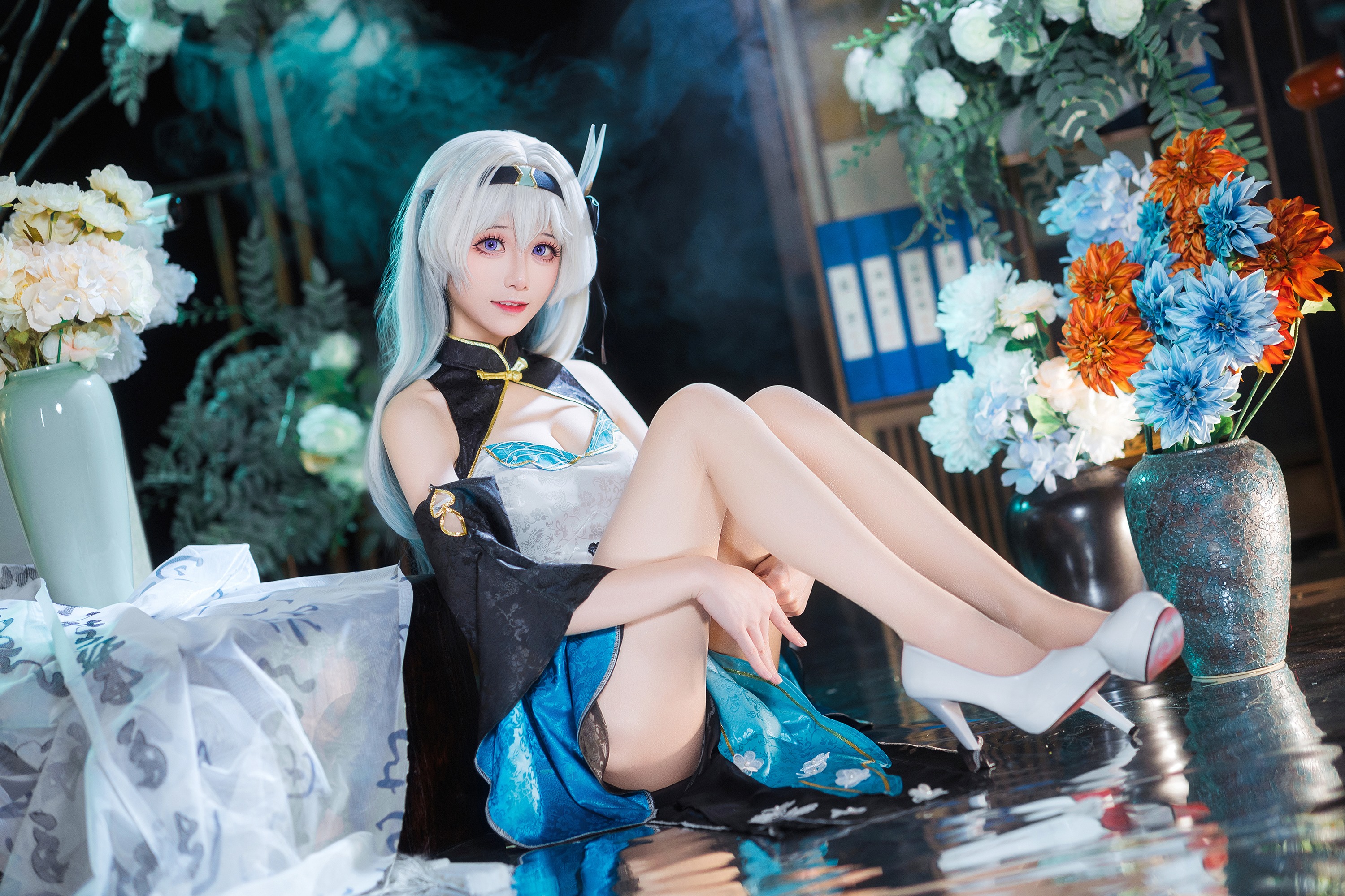[Cosplay] Tomoyo酱 - 星穹铁道 流萤旗袍